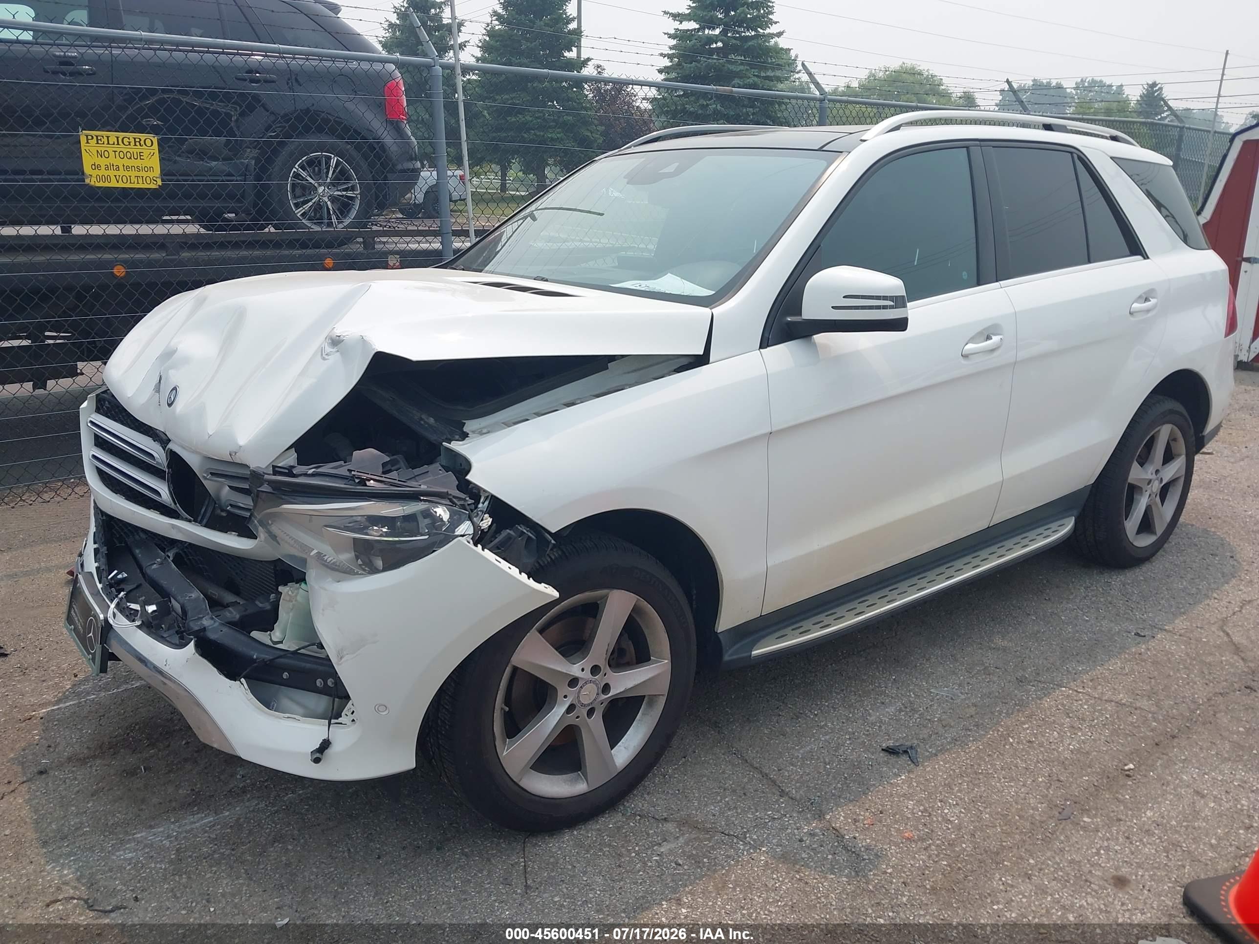 2016 MERCEDES-BENZ GLE 350 4MATIC