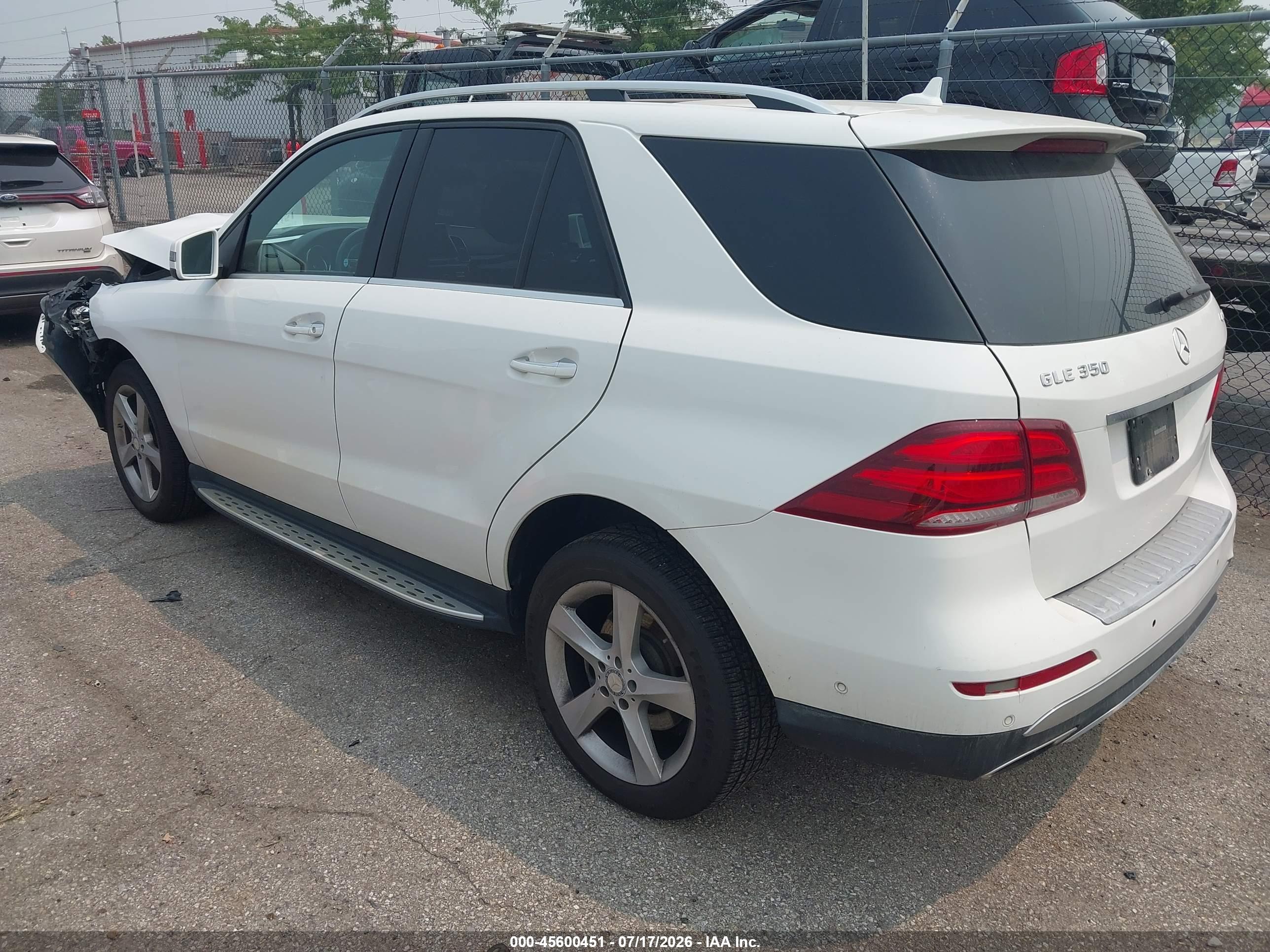 2016 MERCEDES-BENZ GLE 350 4MATIC