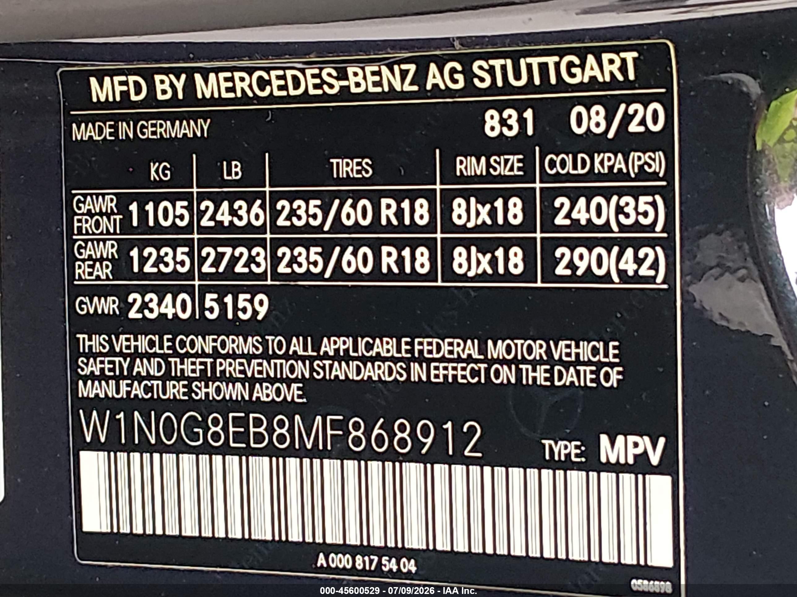2021 MERCEDES-BENZ GLC 300 GLC300-4M