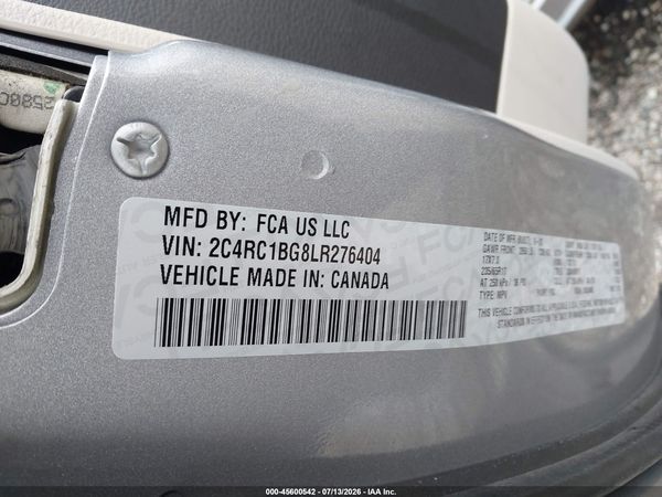 2020 CHRYSLER PACIFICA TOURING L
