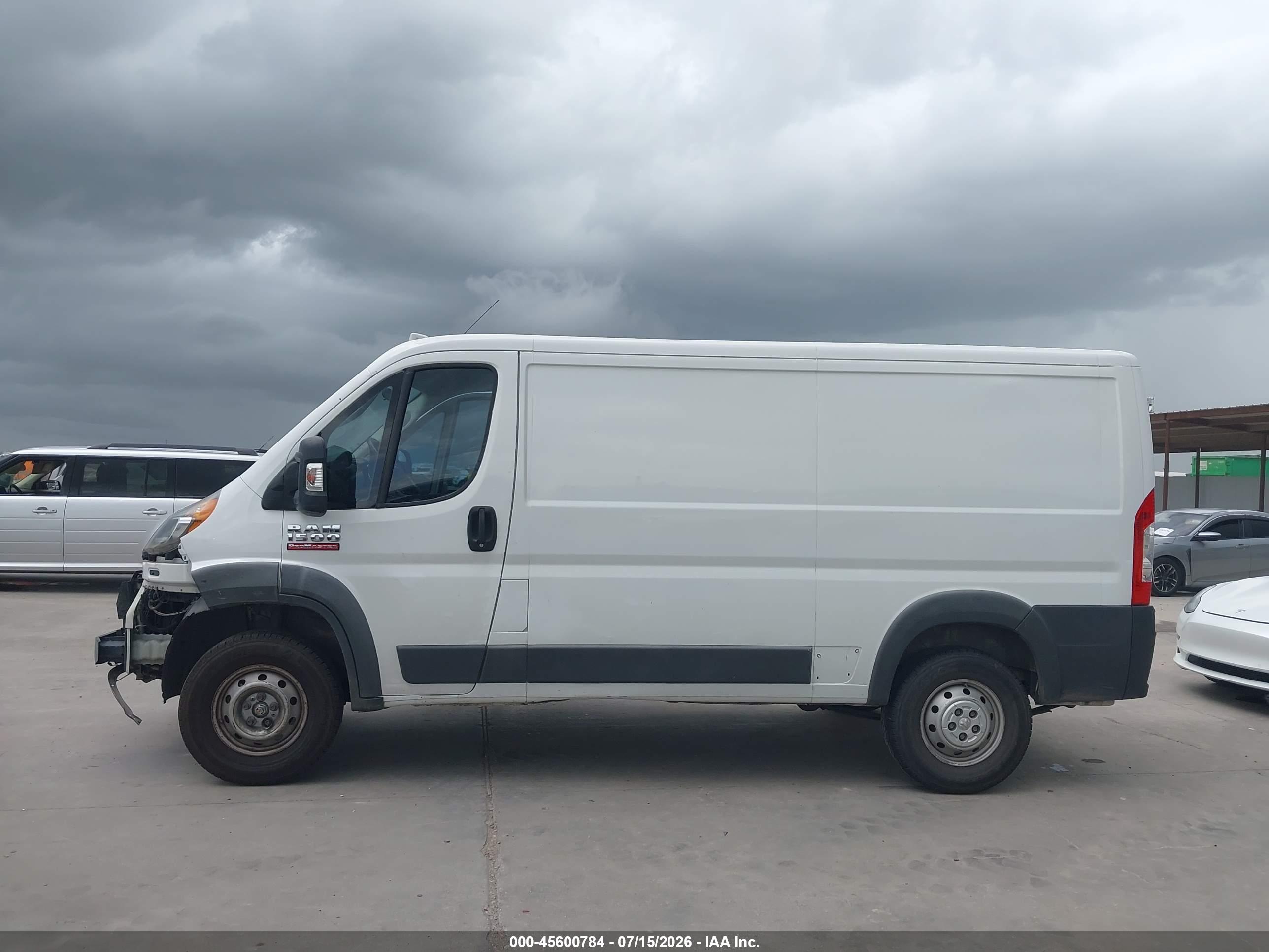 2018 RAM PROMASTER 1500 LOW ROOF 136 WB