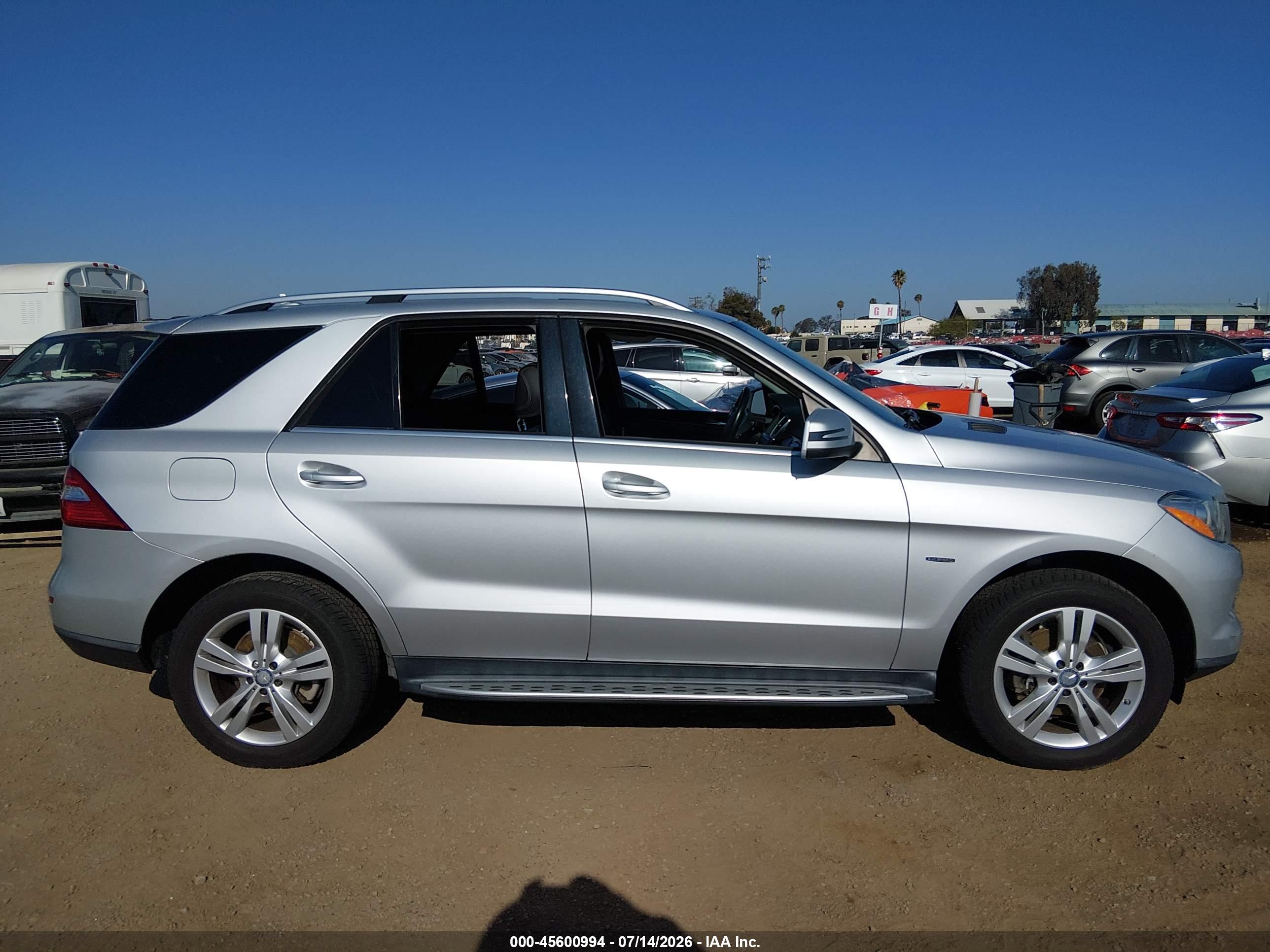 2012 MERCEDES-BENZ ML 350 4MATIC