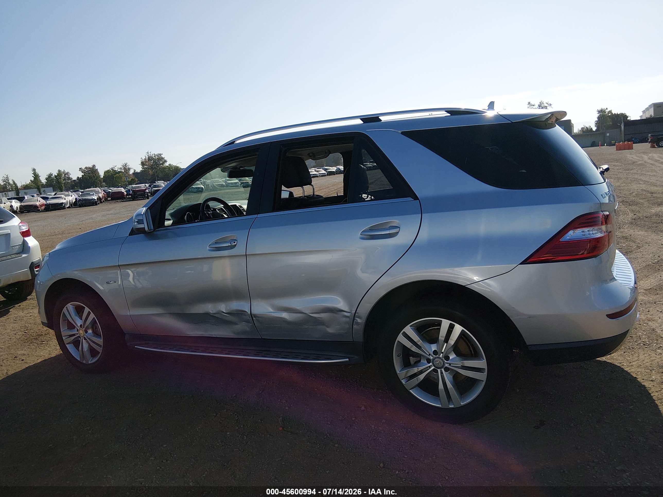 2012 MERCEDES-BENZ ML 350 4MATIC