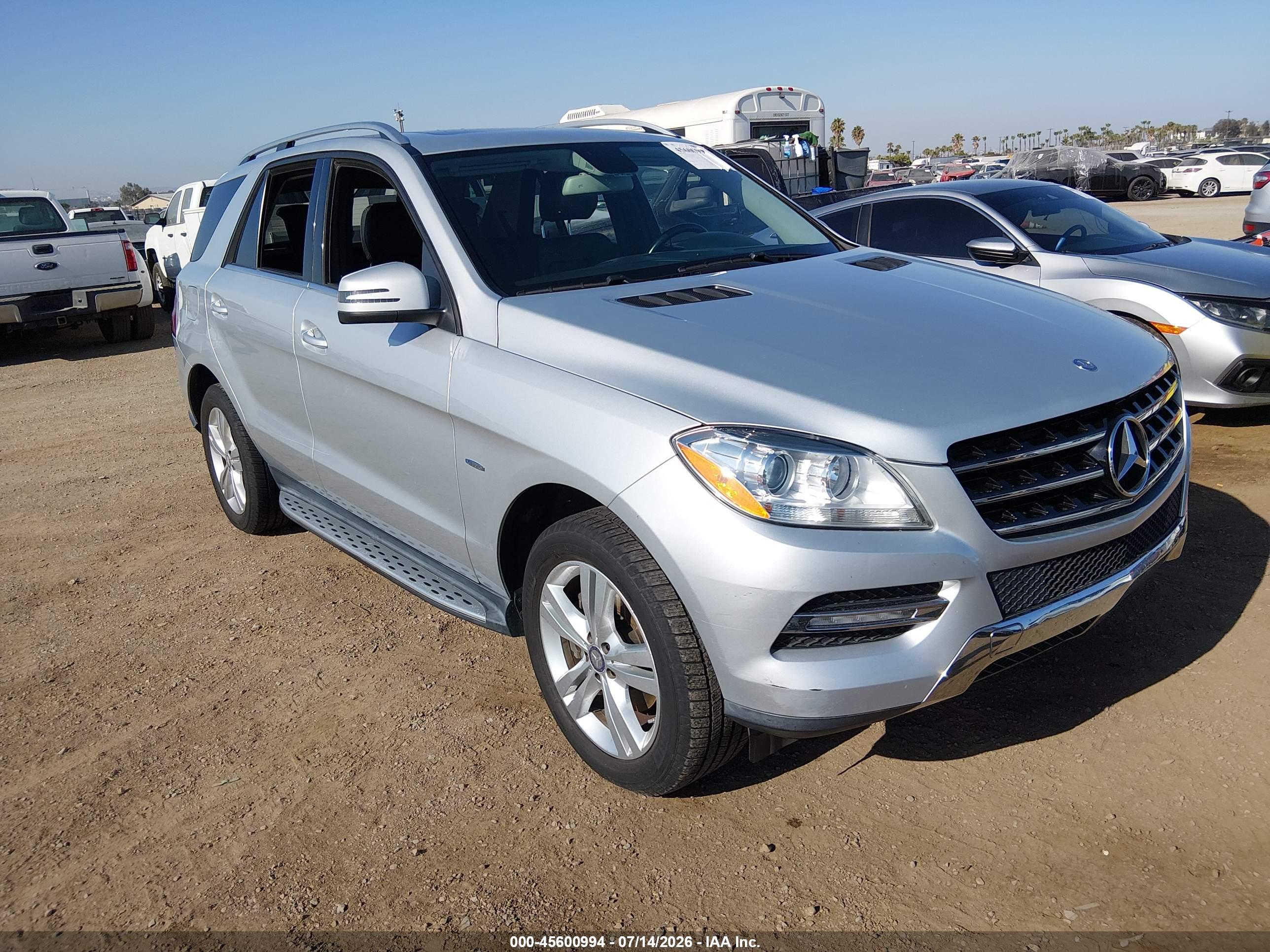2012 MERCEDES-BENZ ML 350 4MATIC