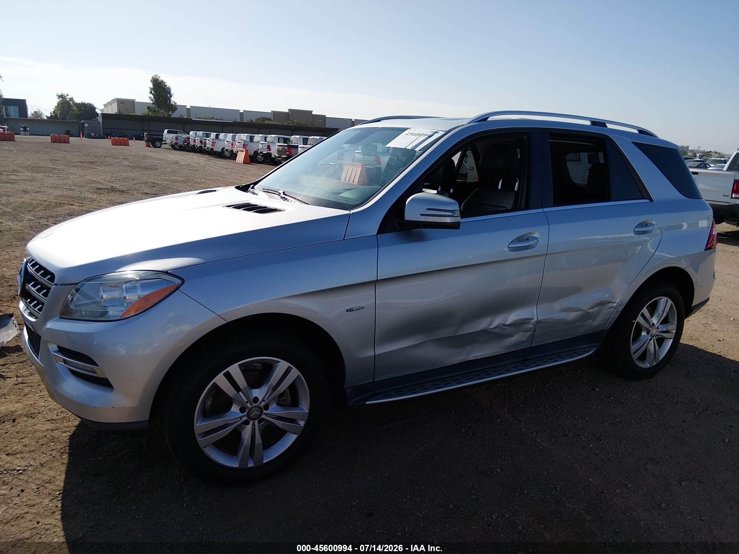 2012 MERCEDES-BENZ ML 350 4MATIC