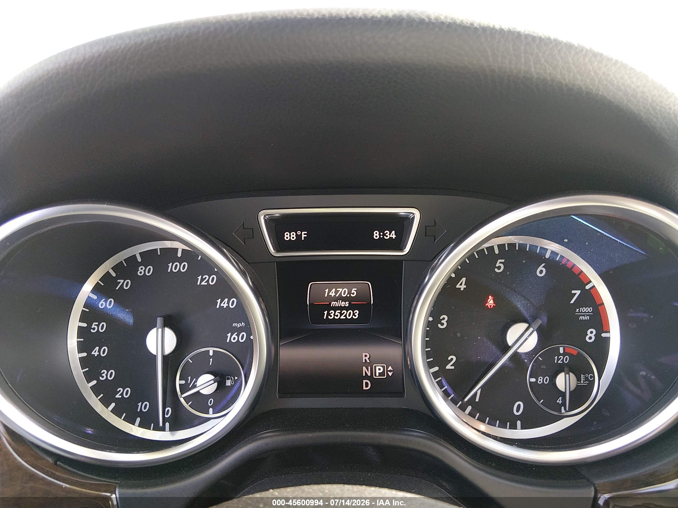 2012 MERCEDES-BENZ ML 350 4MATIC