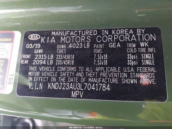 2020 KIA SOUL X-LINE