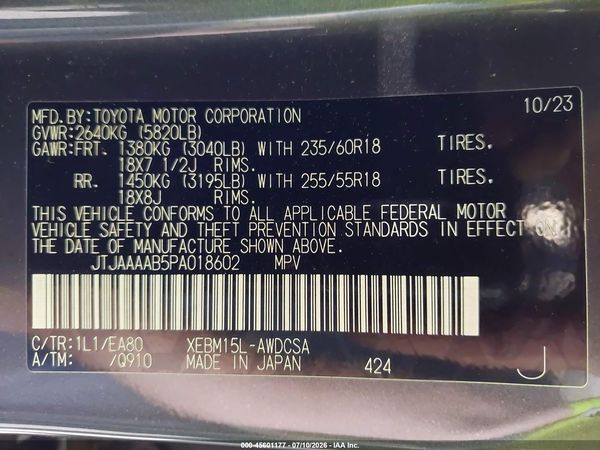 2023 LEXUS RZ 450E PREMIUM