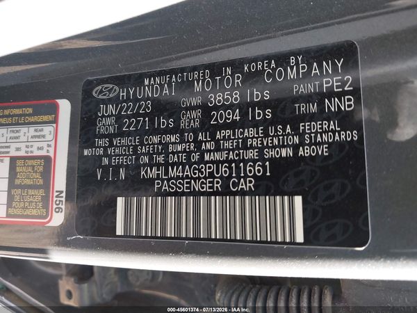 2023 HYUNDAI ELANTRA SEL