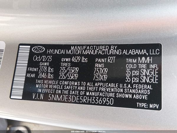 2024 HYUNDAI TUCSON LIMITED