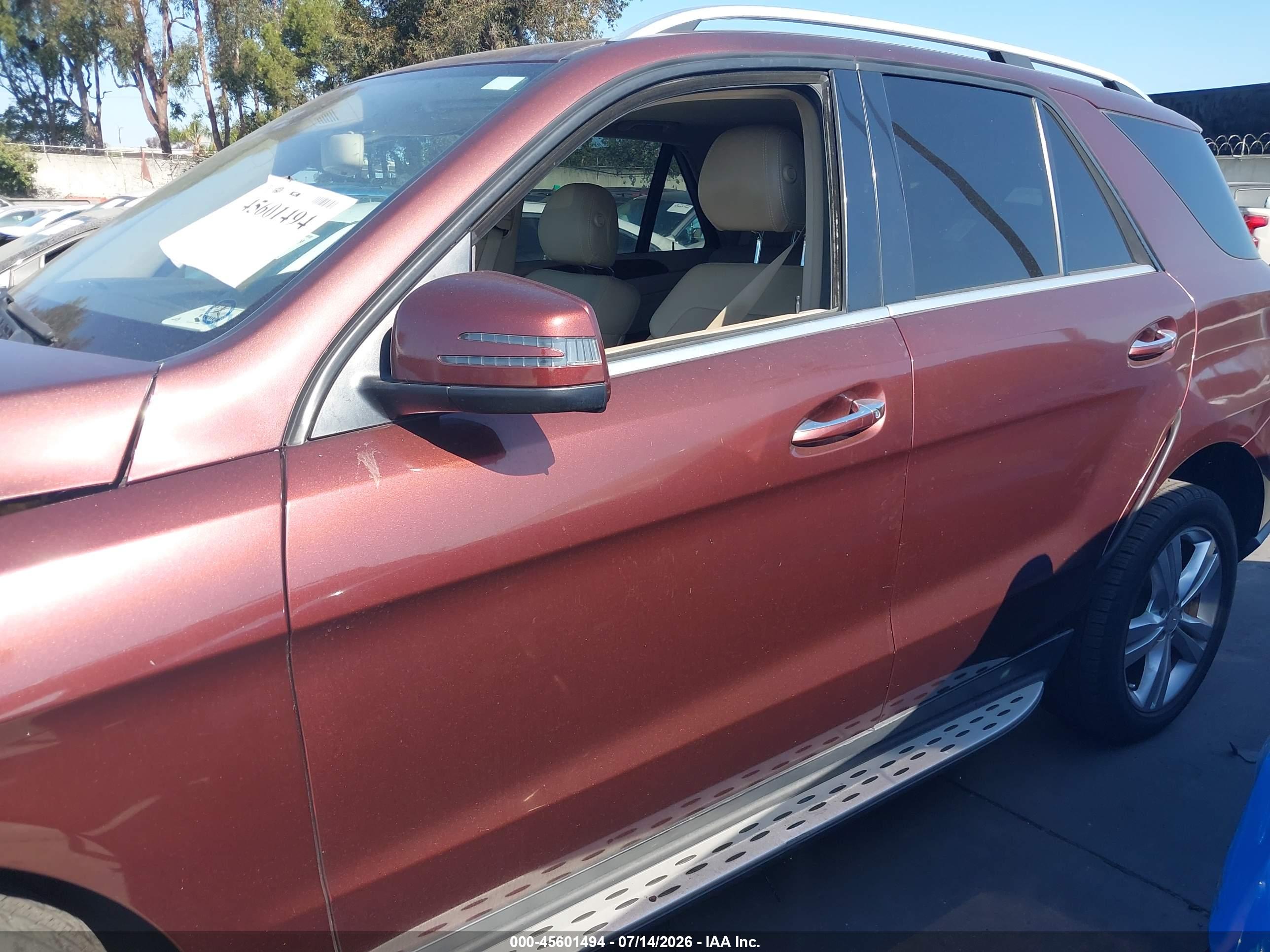 2014 MERCEDES-BENZ ML 350 ML350
