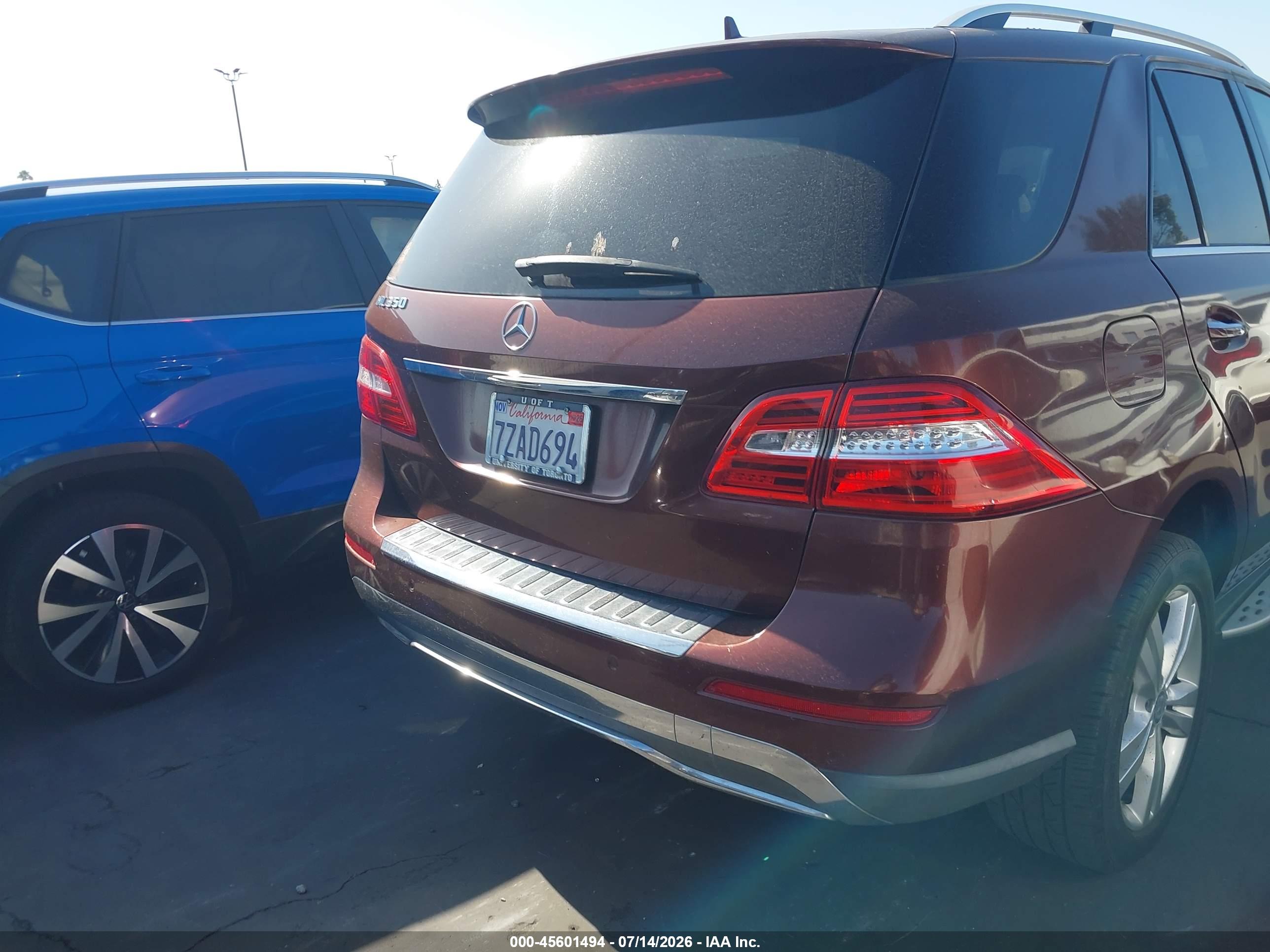 2014 MERCEDES-BENZ ML 350 ML350