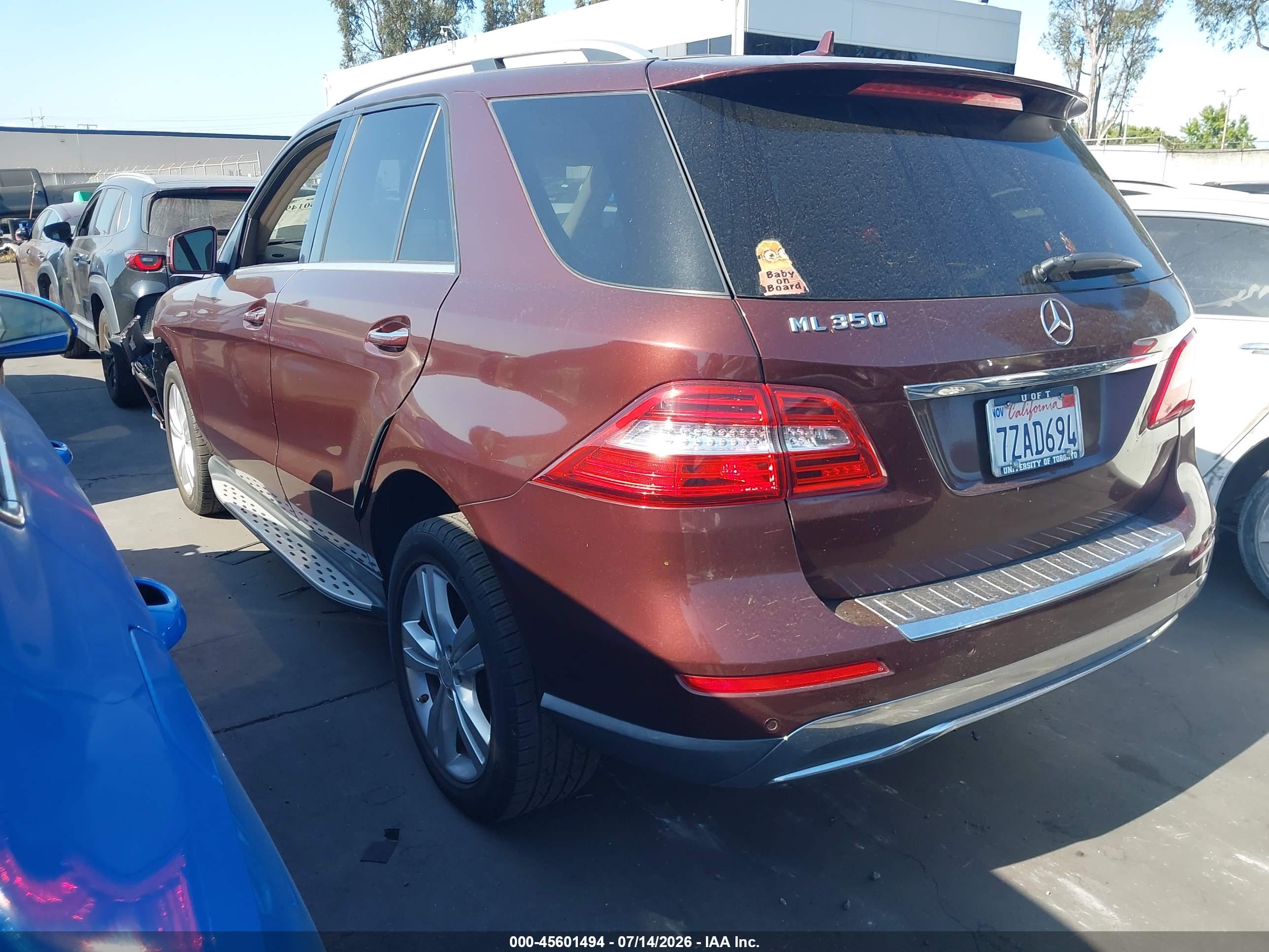 2014 MERCEDES-BENZ ML 350 ML350