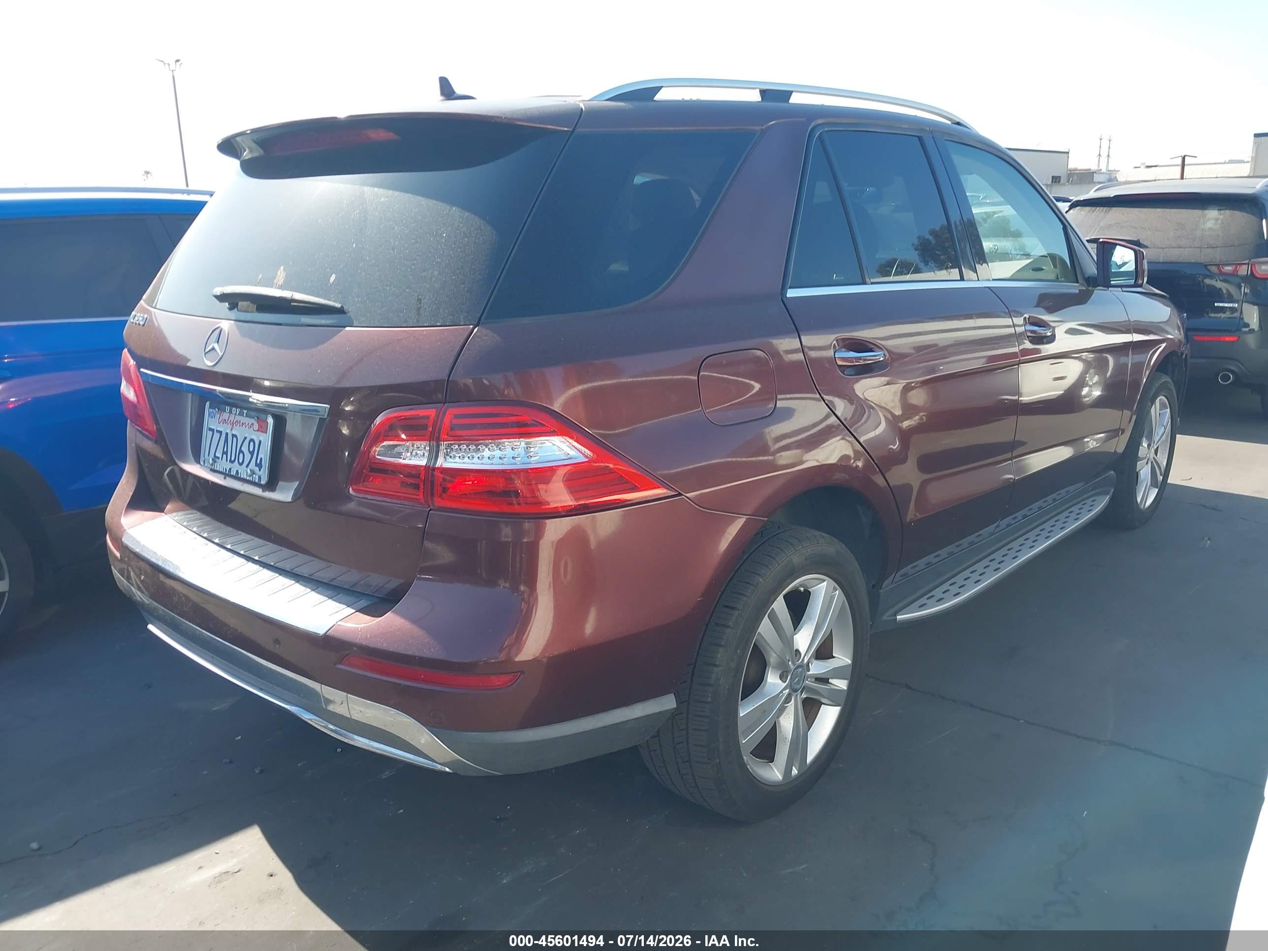 2014 MERCEDES-BENZ ML 350 ML350