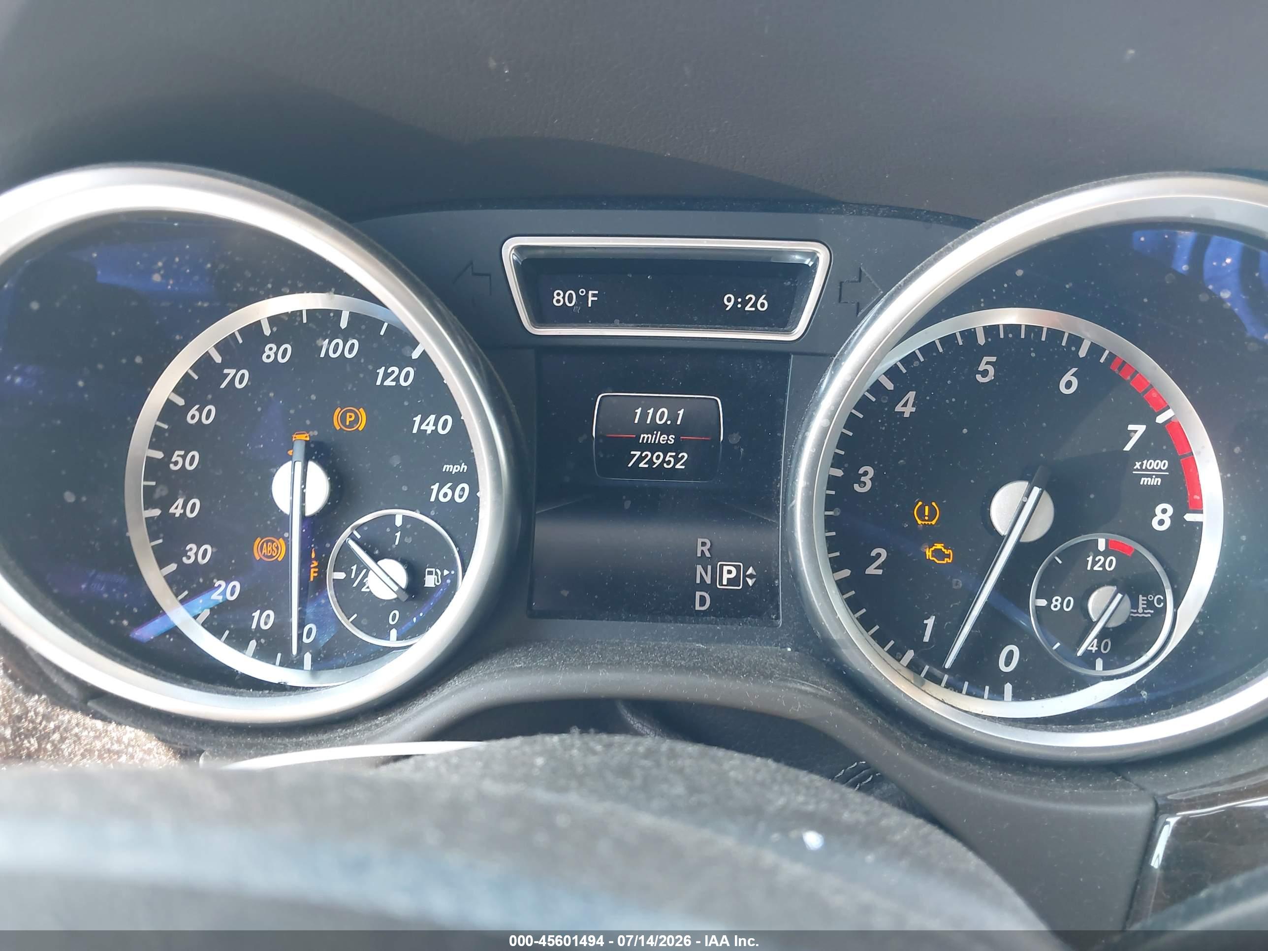 2014 MERCEDES-BENZ ML 350 ML350