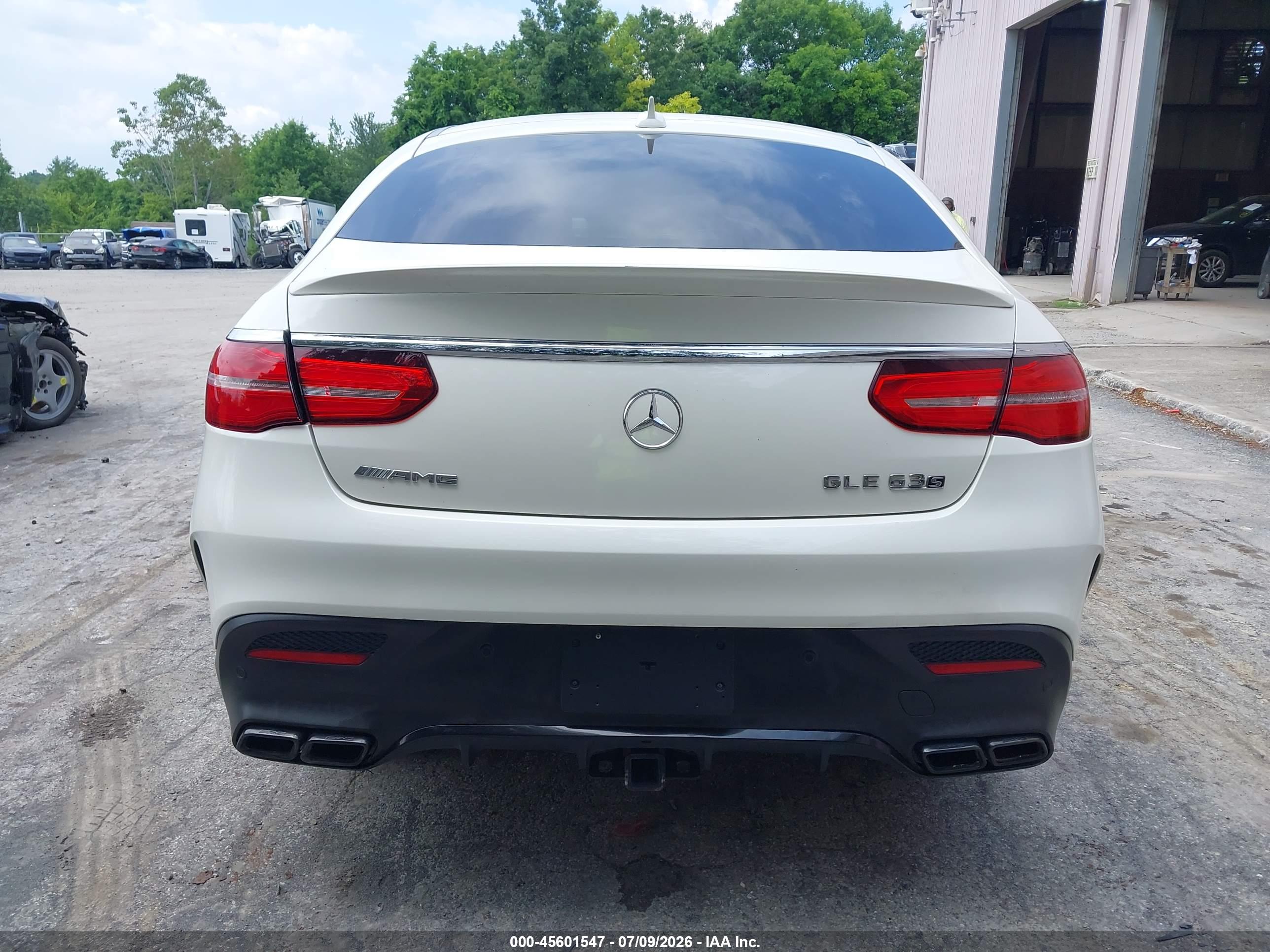 2019 MERCEDES-BENZ AMG GLE 63 COUPE S 4MATIC
