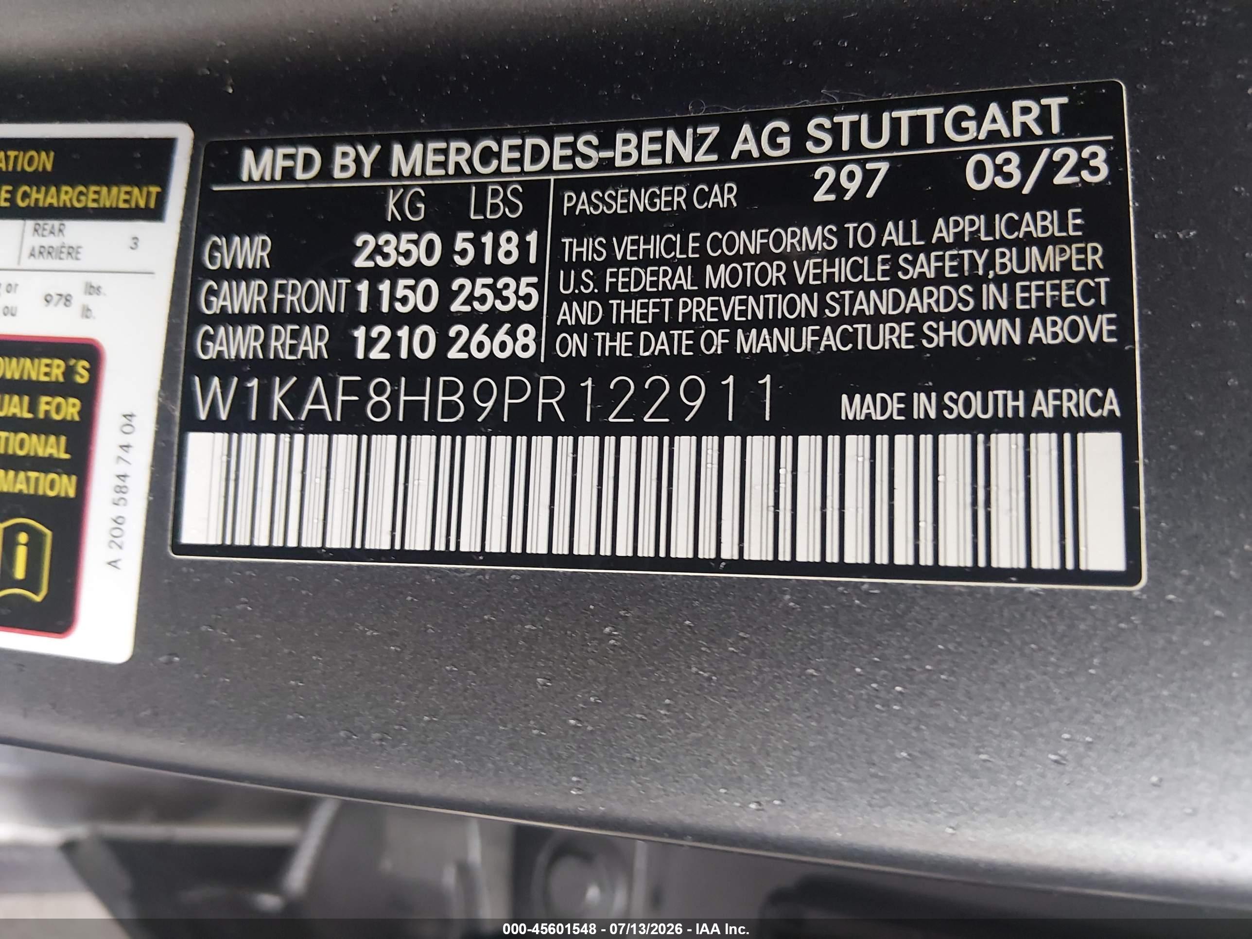 2023 MERCEDES-BENZ AMG C 43 4MATIC