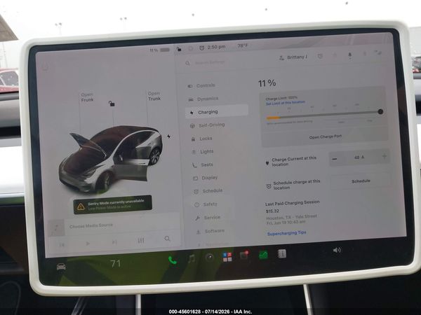 2020 TESLA MODEL Y