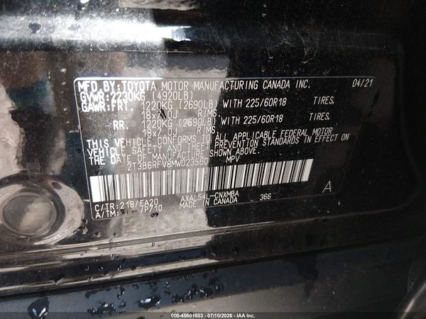 2021 TOYOTA RAV4 HYBRID XLE PREMIUM