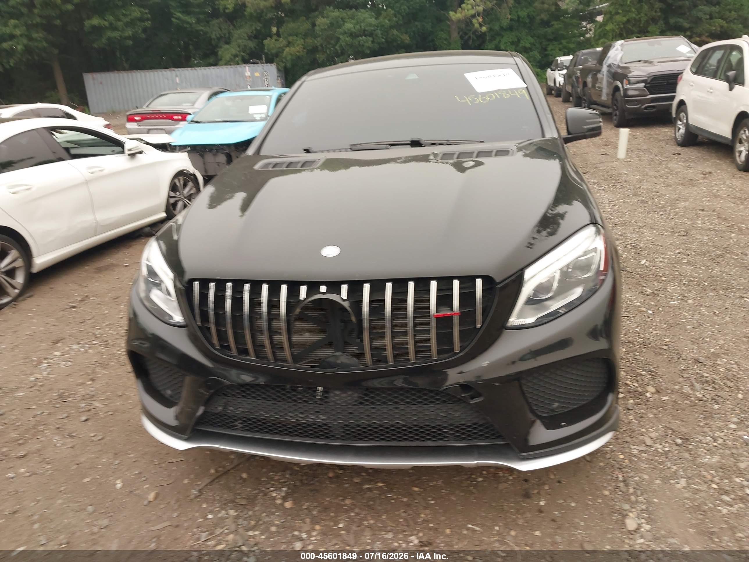 2016 MERCEDES-BENZ GLE 450 AMG COUPE 4MATIC