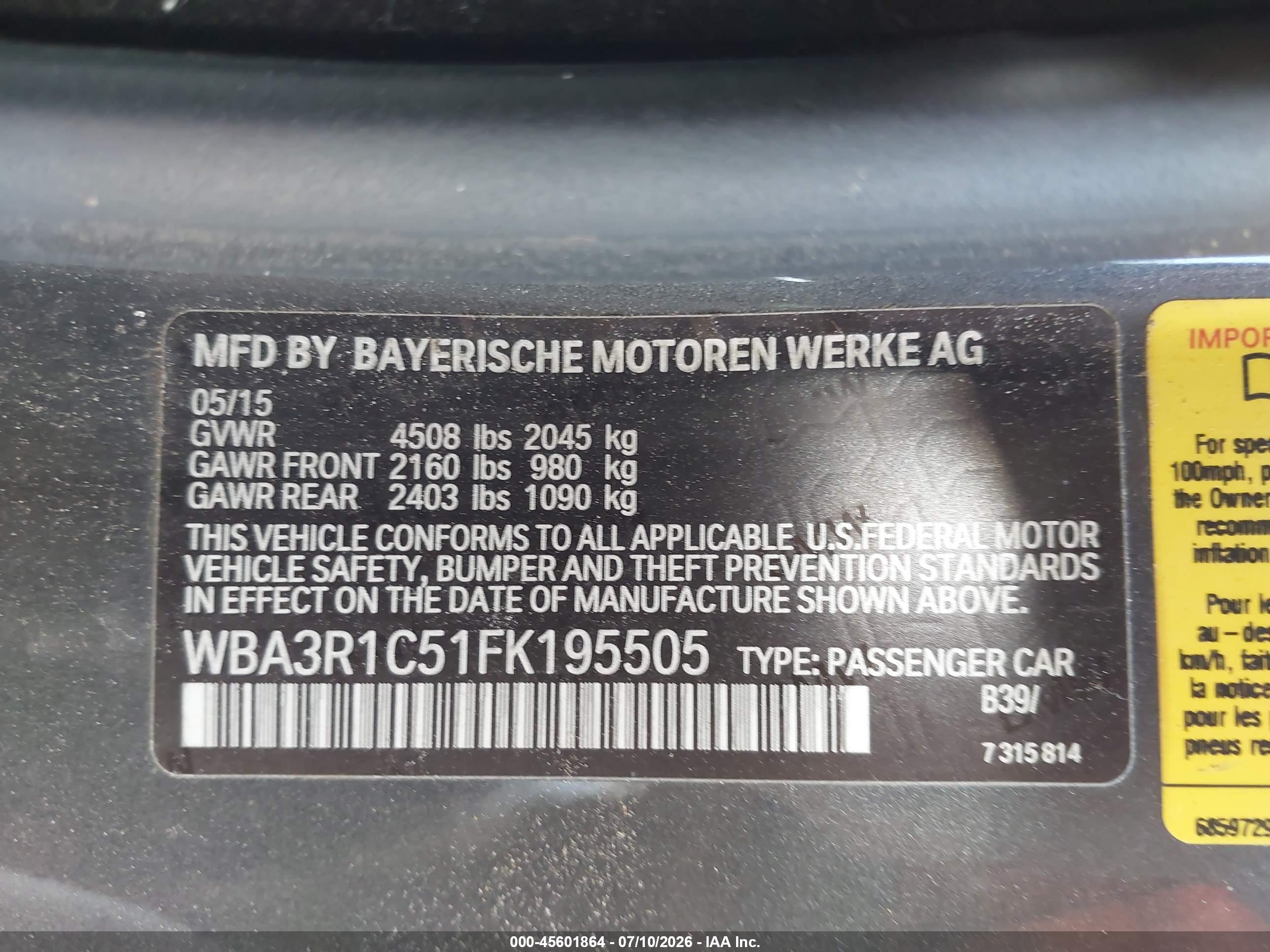 2015 BMW 435I xDrive