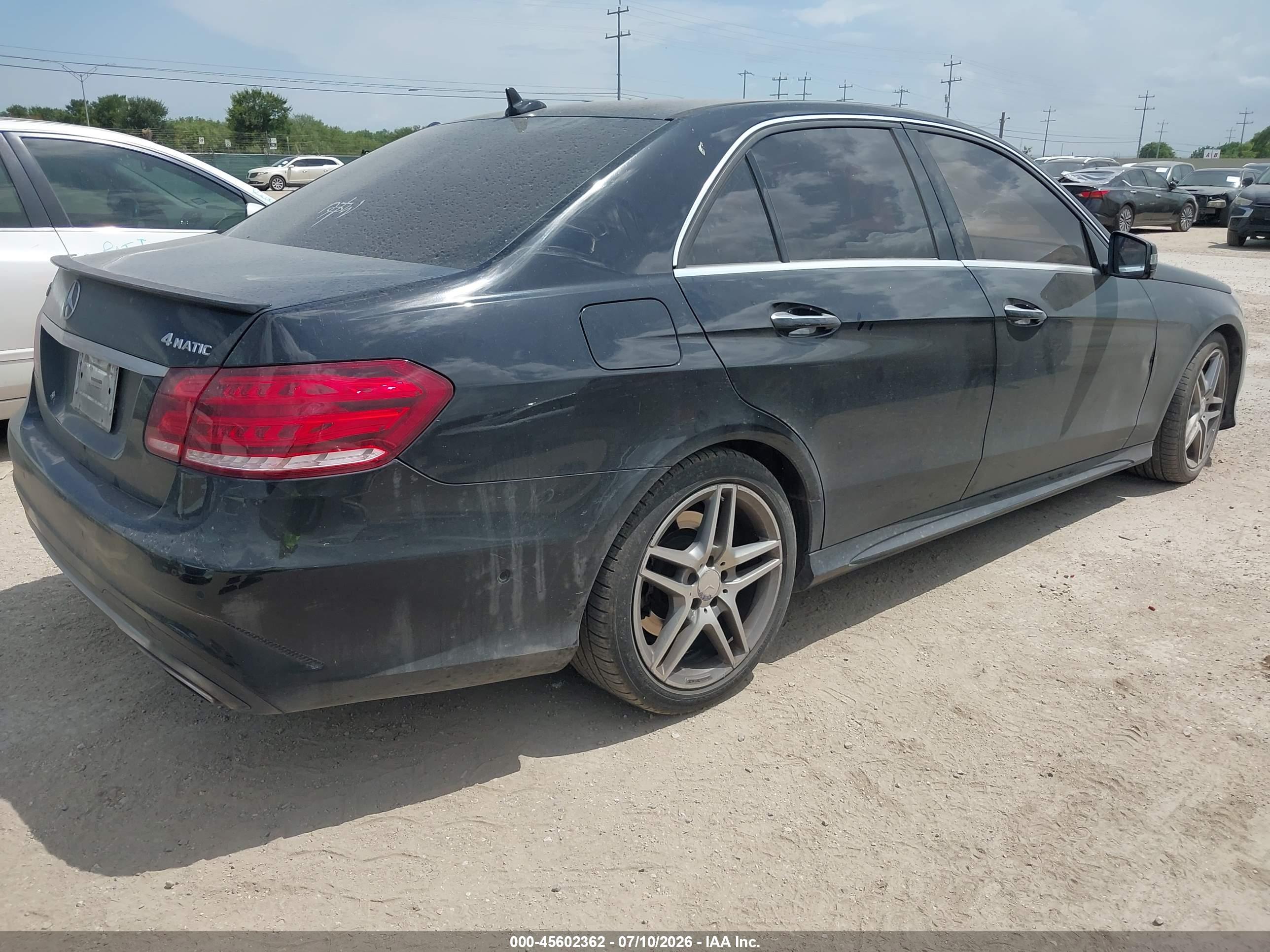 2014 MERCEDES-BENZ E 550 4MATIC
