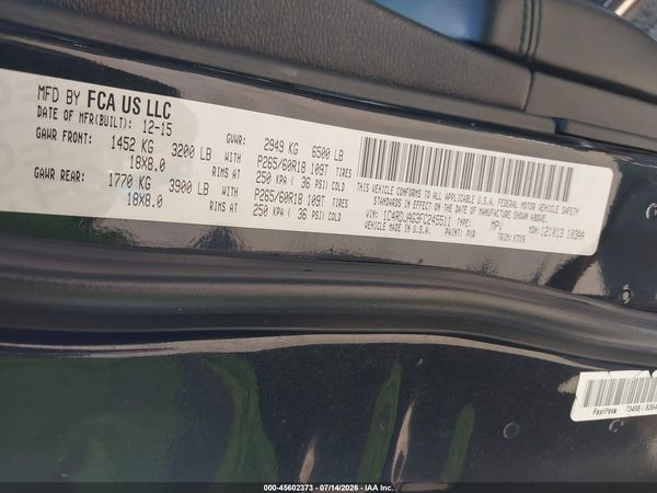 2015 DODGE DURANGO SXT