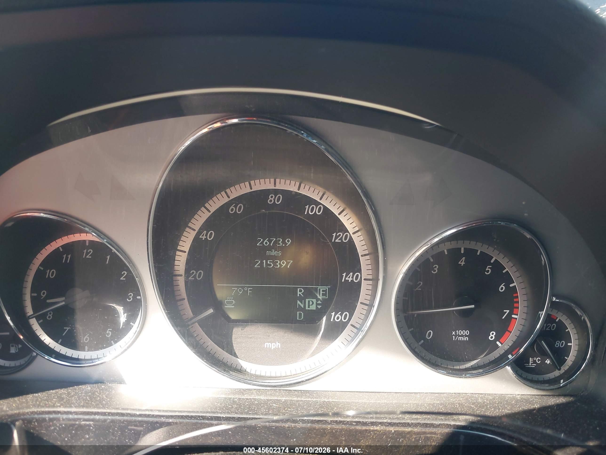 2011 MERCEDES-BENZ E 550 E550 4-MATIC