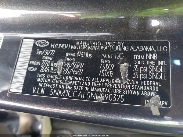 2022 HYUNDAI TUCSON SEL