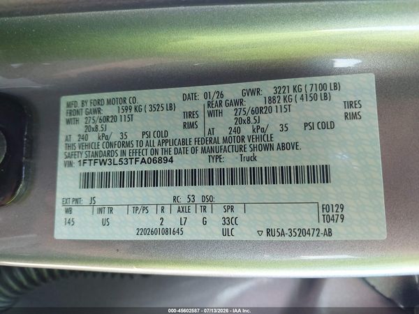 2026 FORD F-150 XLT