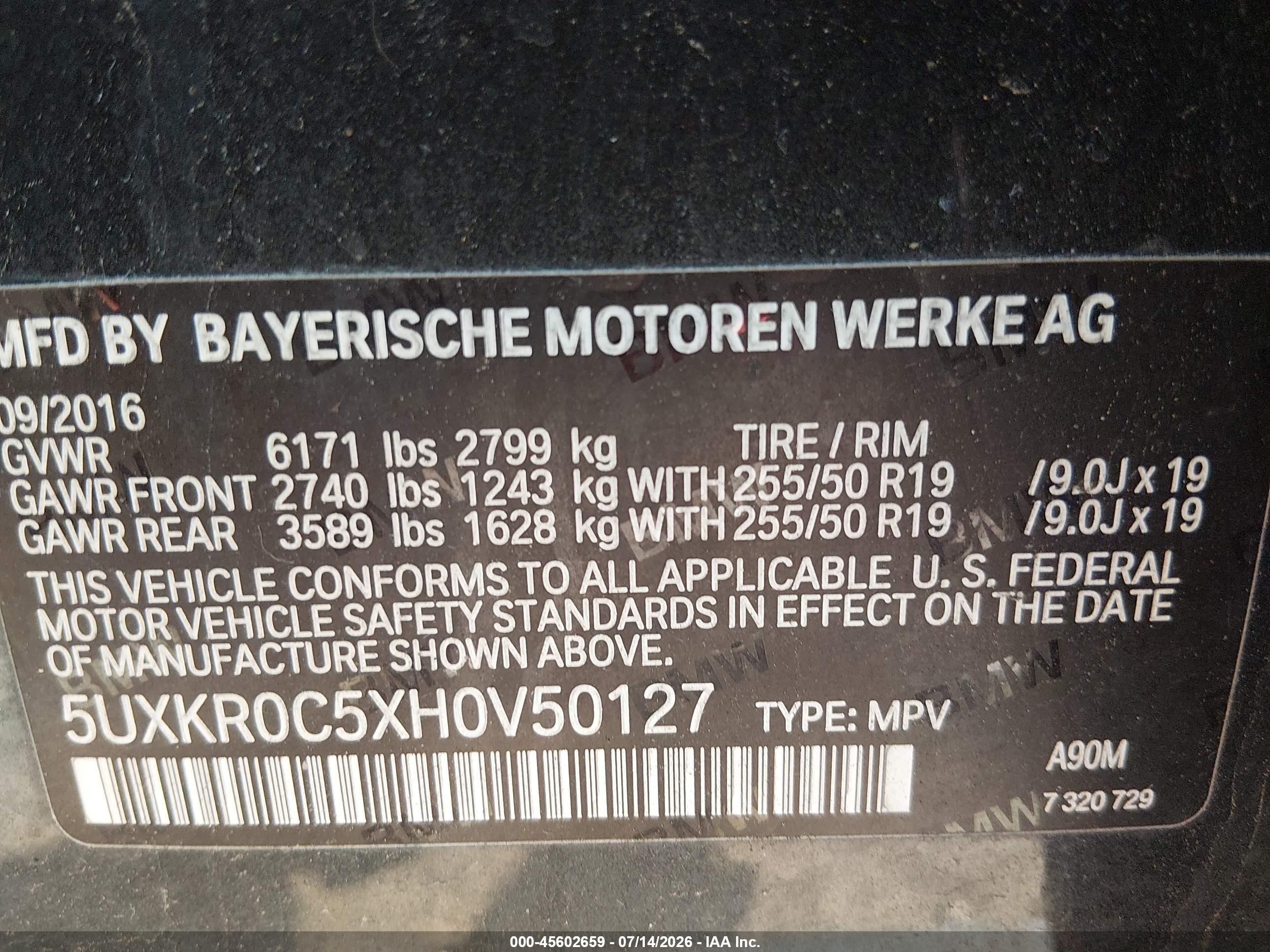 2017 BMW X5 XDRIVE35I