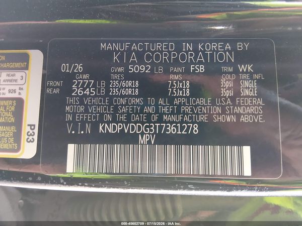 2026 KIA SPORTAGE HYBRID EX