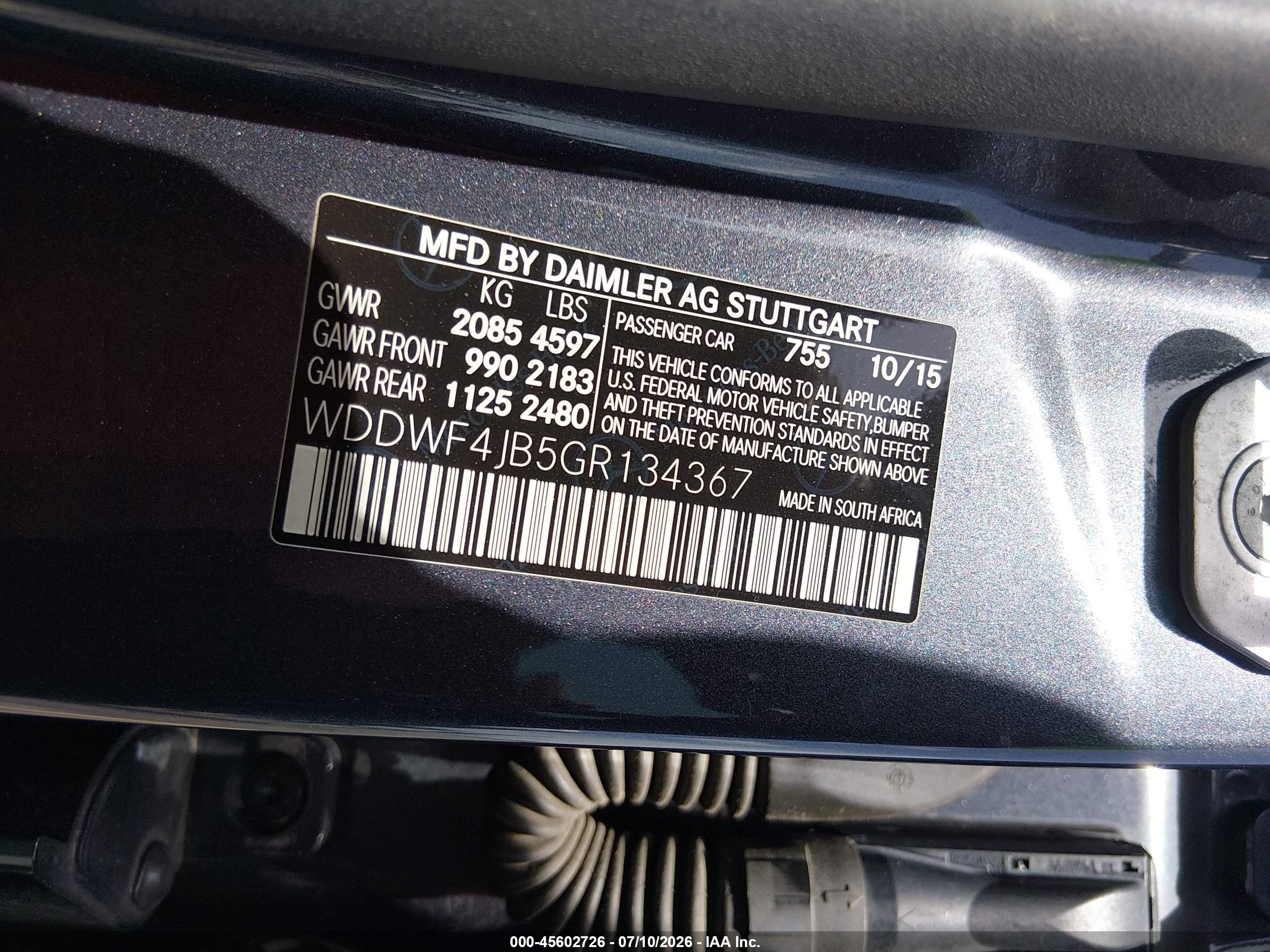 2016 MERCEDES-BENZ C 300 LUXURY