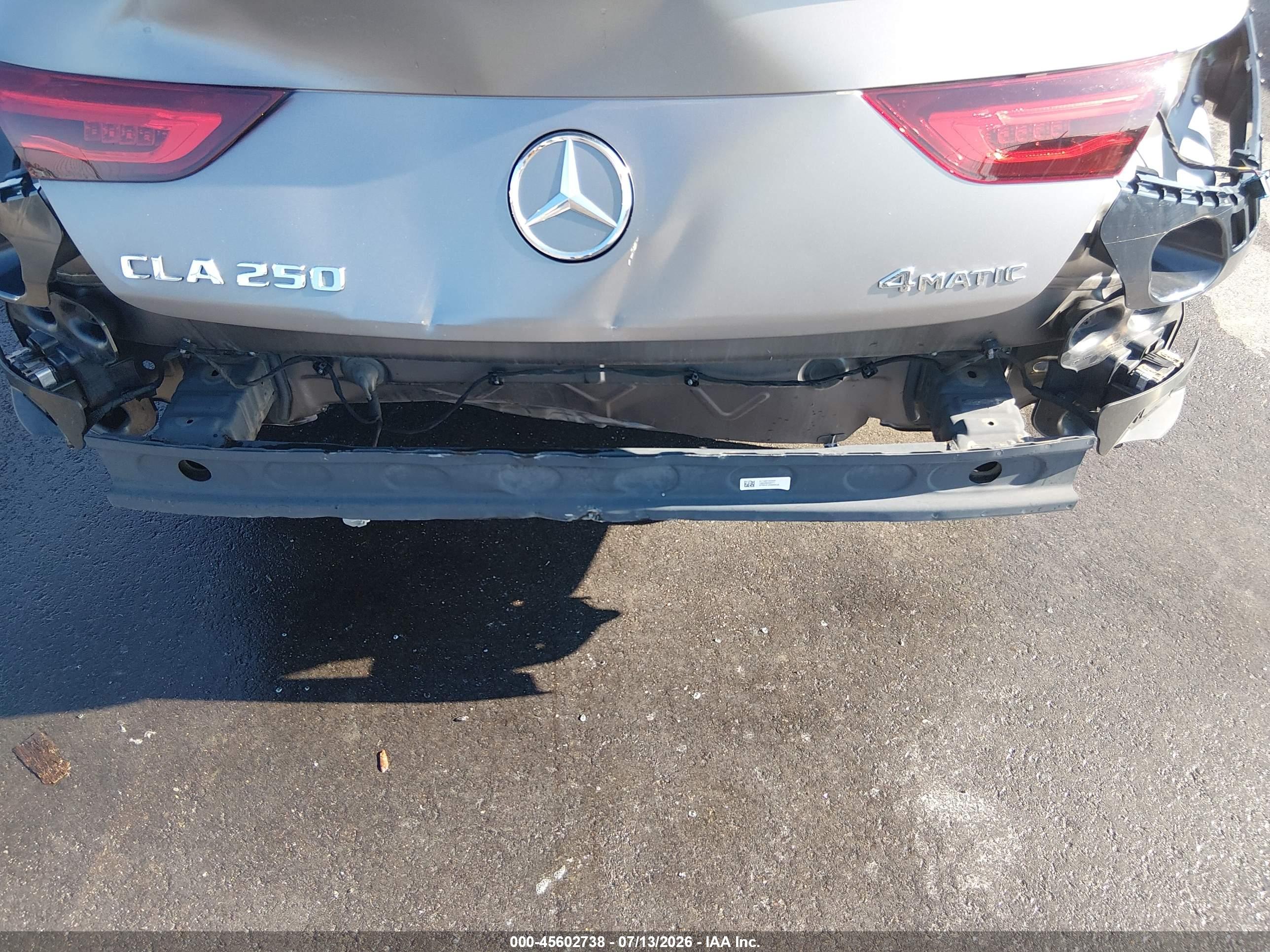 2020 MERCEDES-BENZ CLA 250 4MATIC