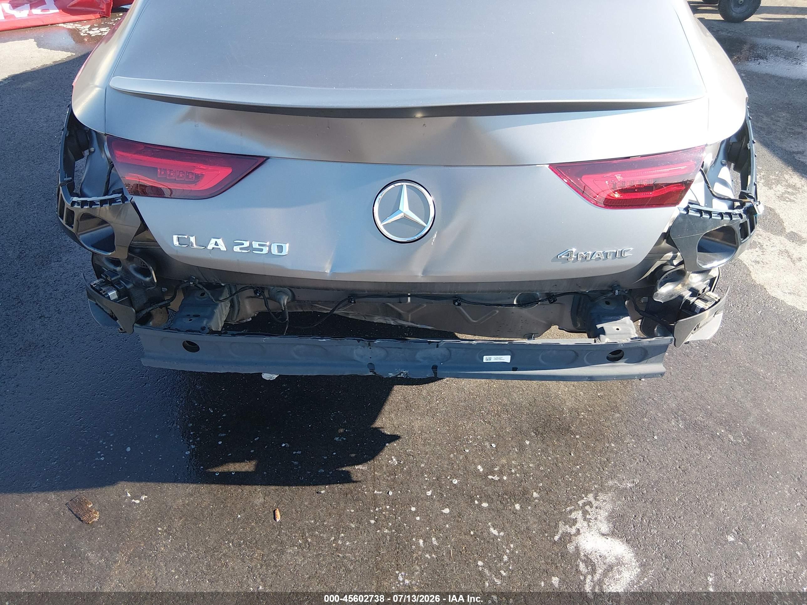 2020 MERCEDES-BENZ CLA 250 4MATIC