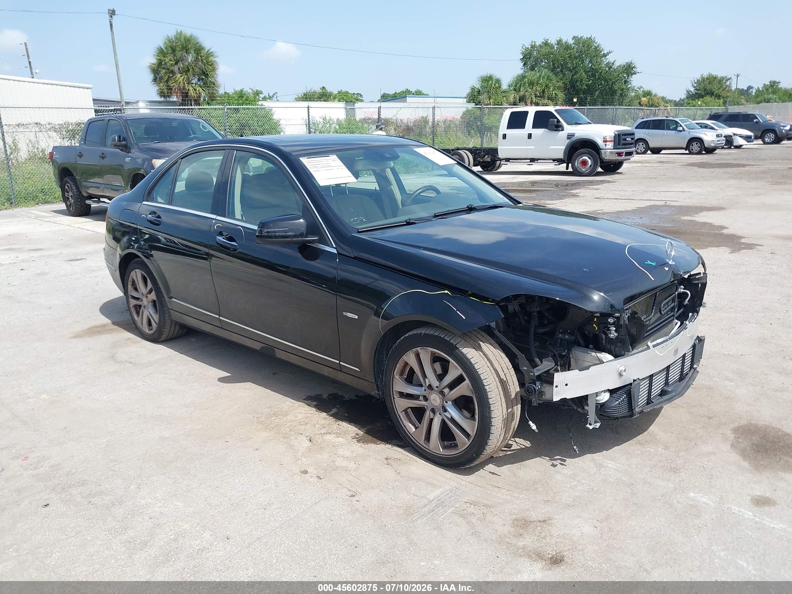 2012 MERCEDES-BENZ C 250 C250