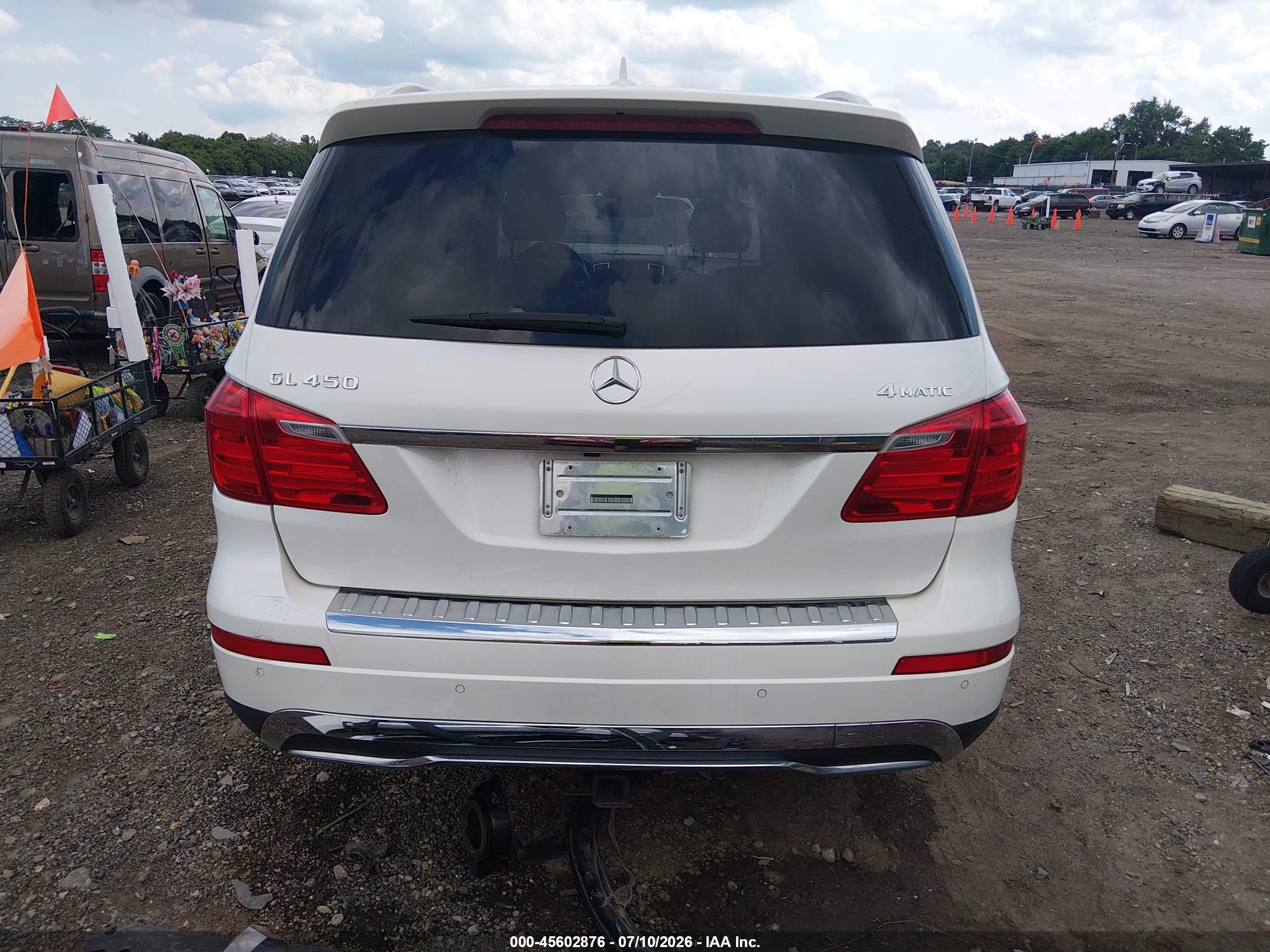 2014 MERCEDES-BENZ GL 450 GL450 4MATIC