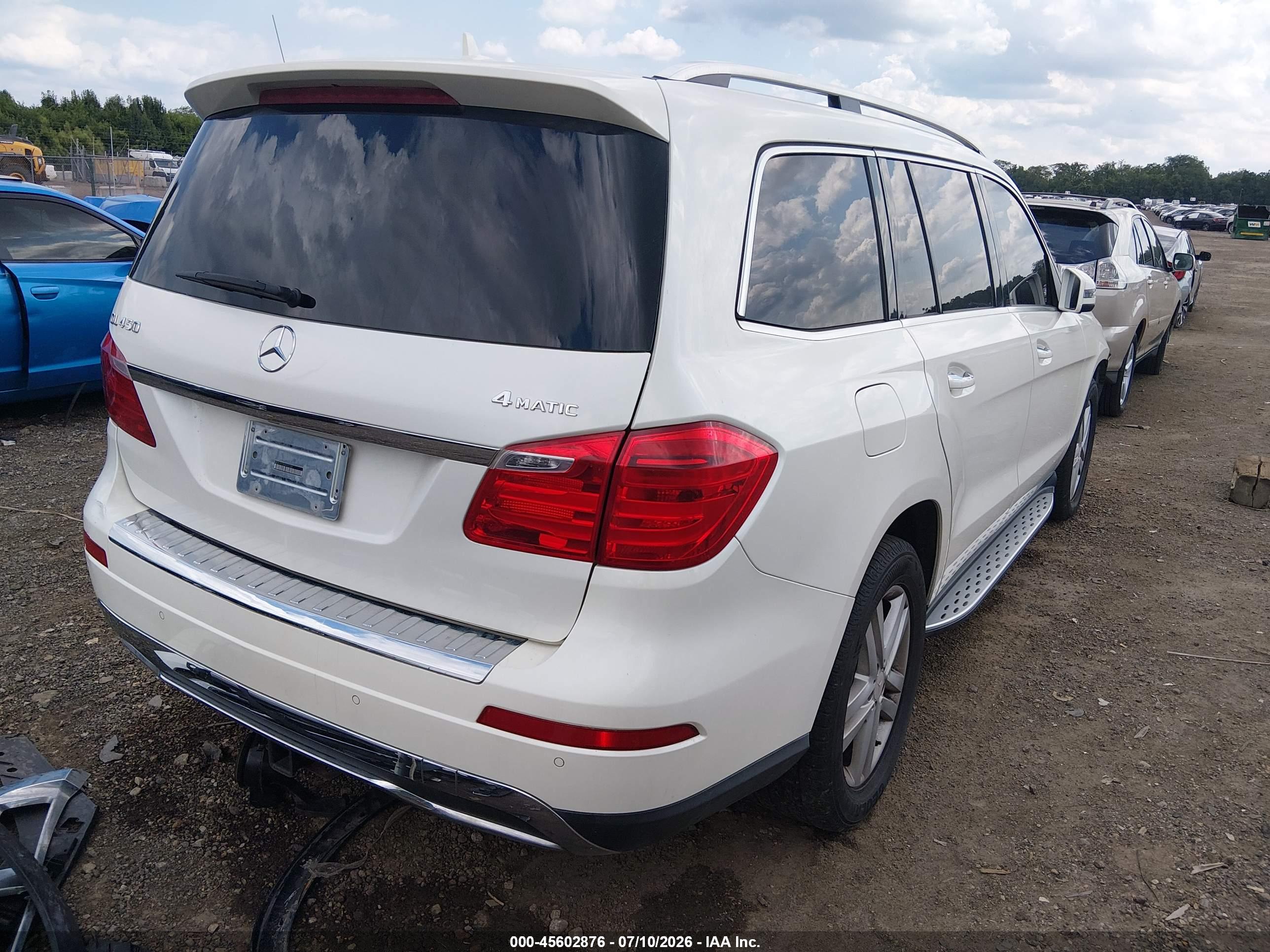 2014 MERCEDES-BENZ GL 450 GL450 4MATIC