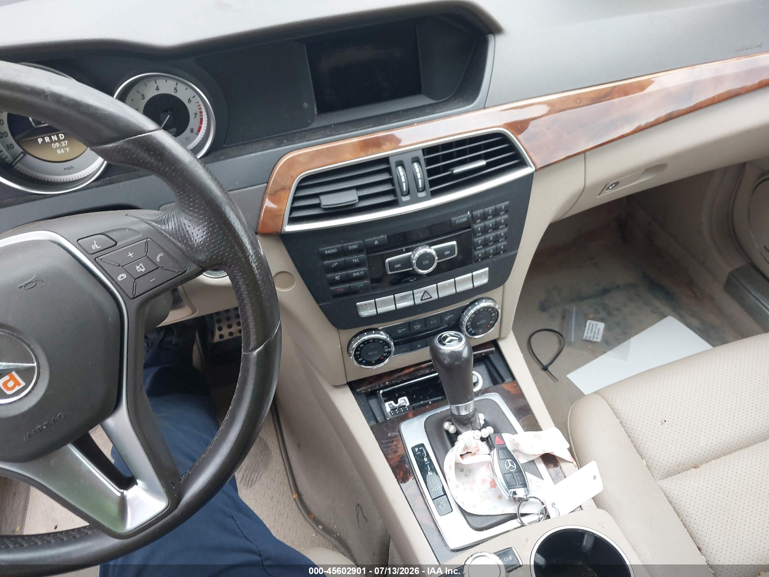 2012 MERCEDES-BENZ C 250 SPORT
