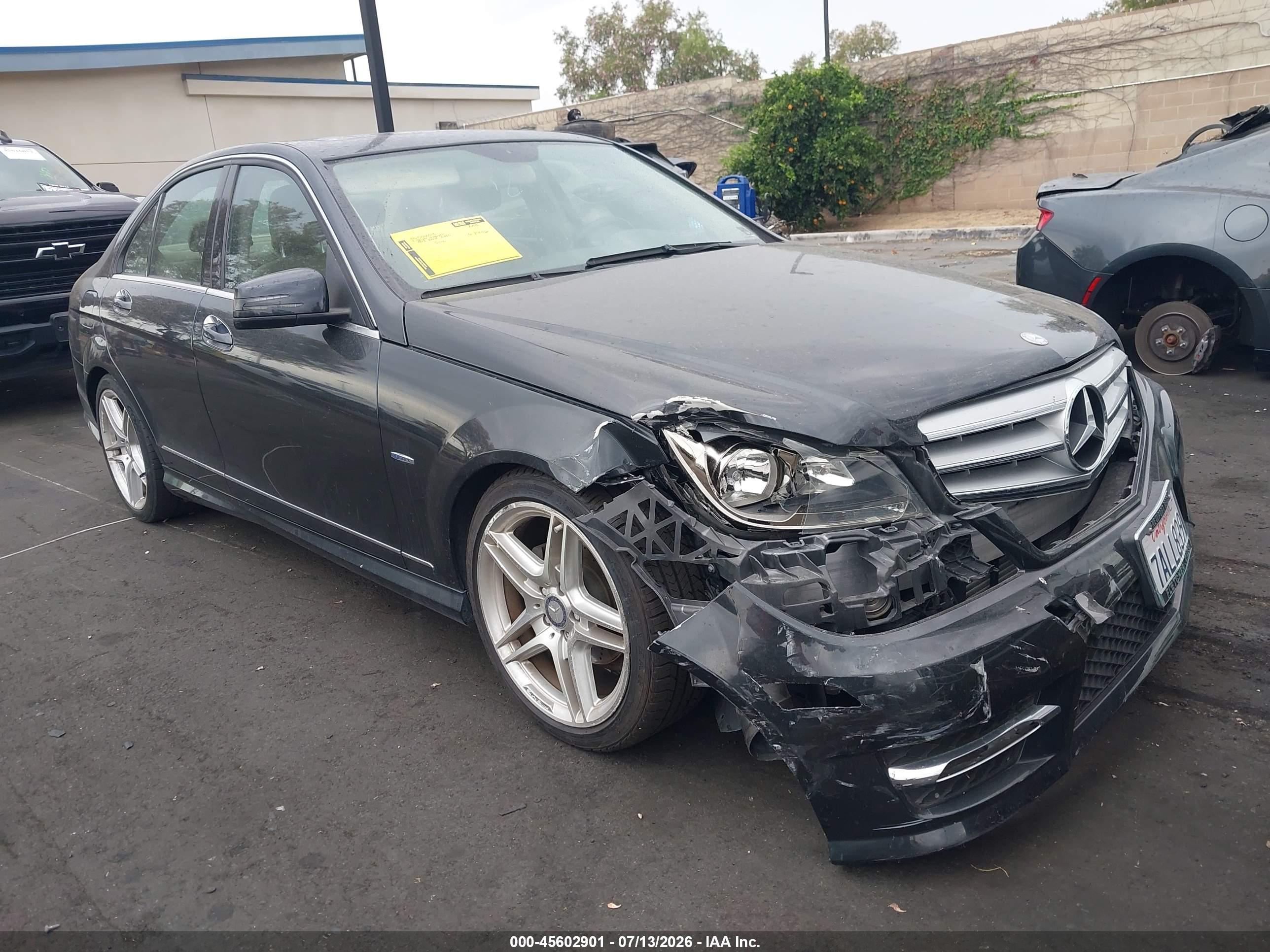 2012 MERCEDES-BENZ C 250 SPORT