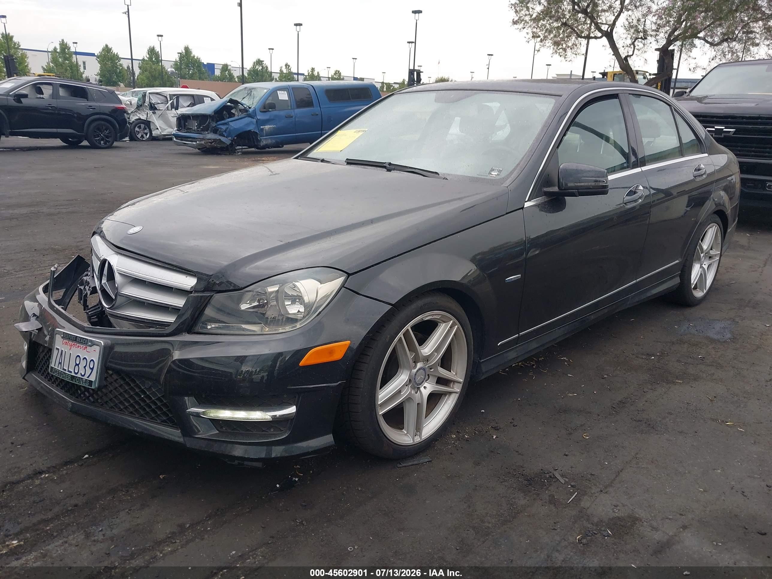 2012 MERCEDES-BENZ C 250 SPORT