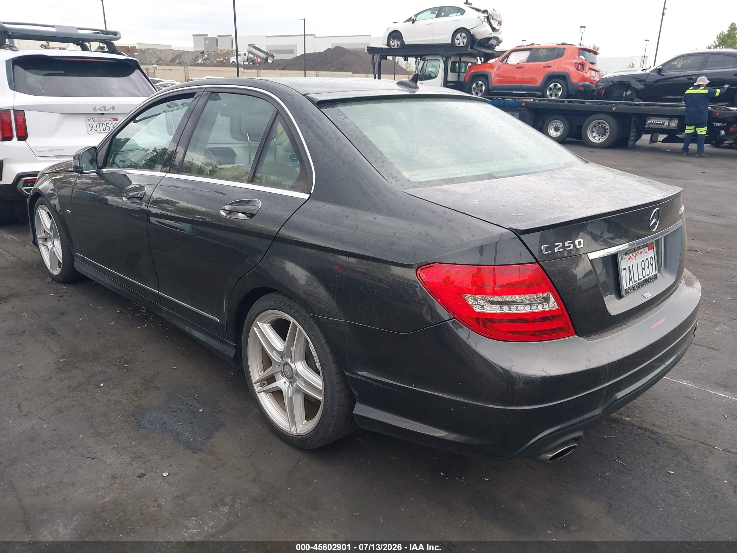 2012 MERCEDES-BENZ C 250 SPORT