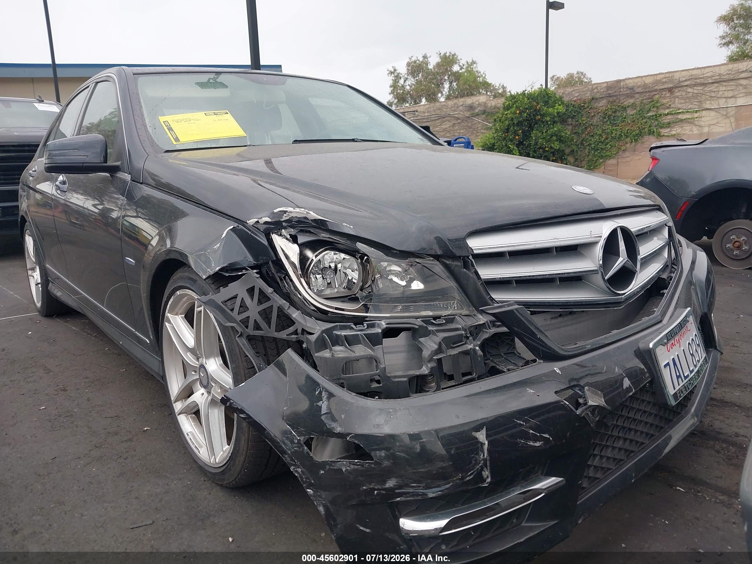 2012 MERCEDES-BENZ C 250 SPORT