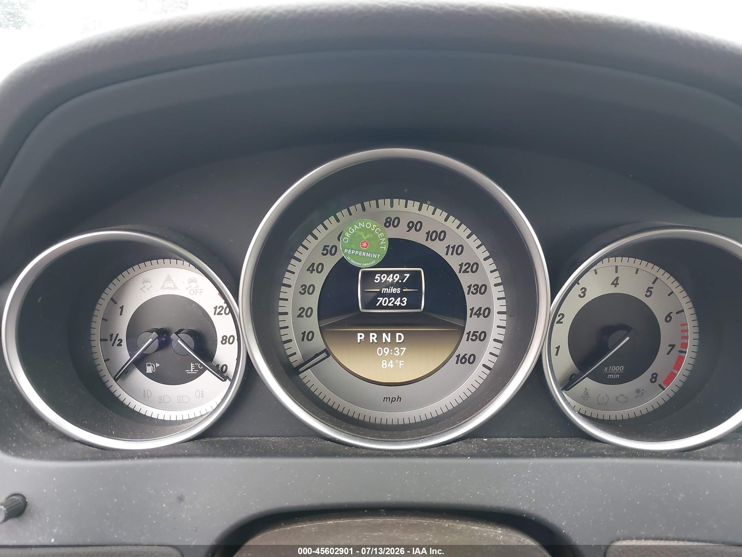 2012 MERCEDES-BENZ C 250 SPORT