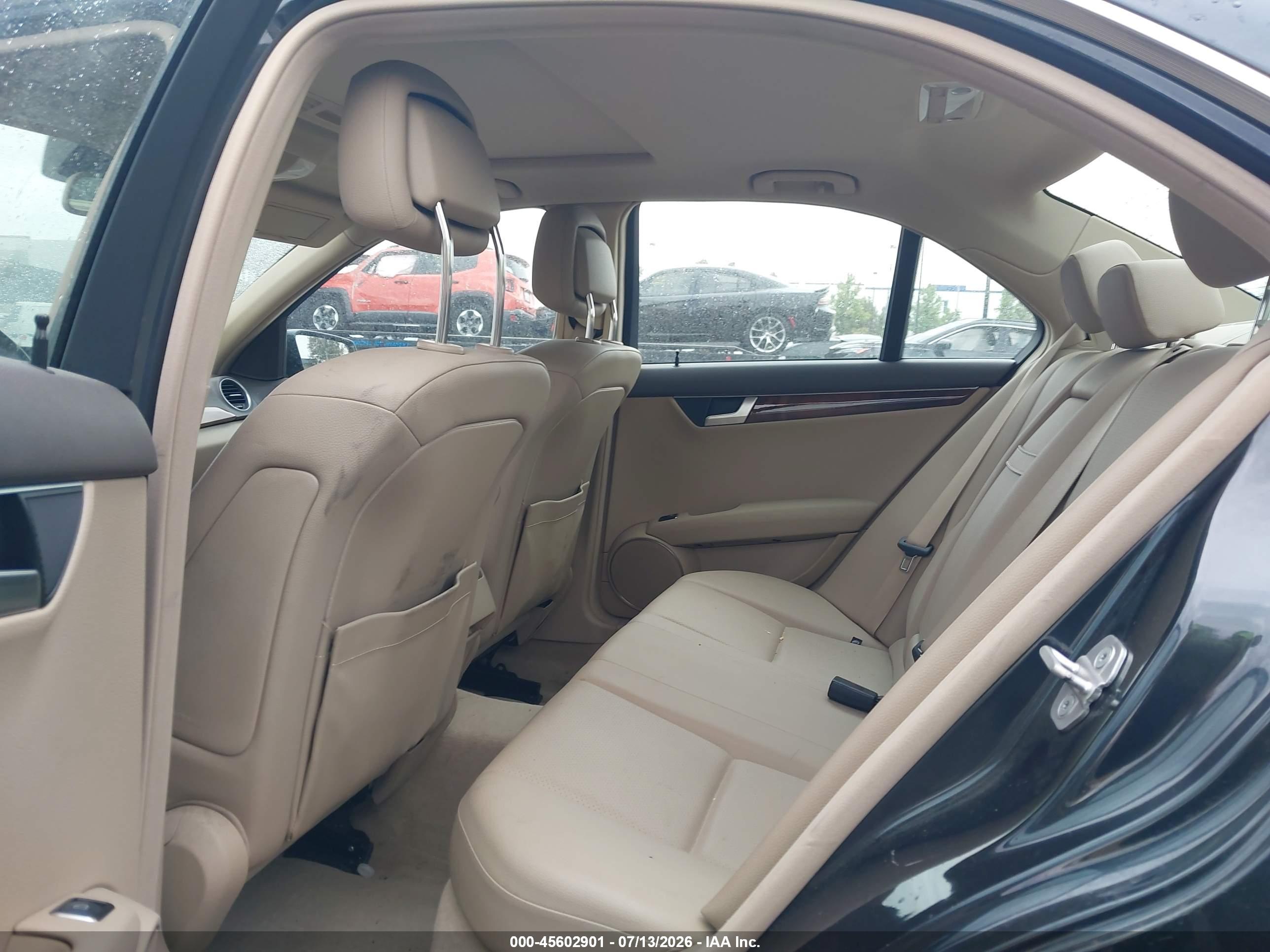 2012 MERCEDES-BENZ C 250 SPORT