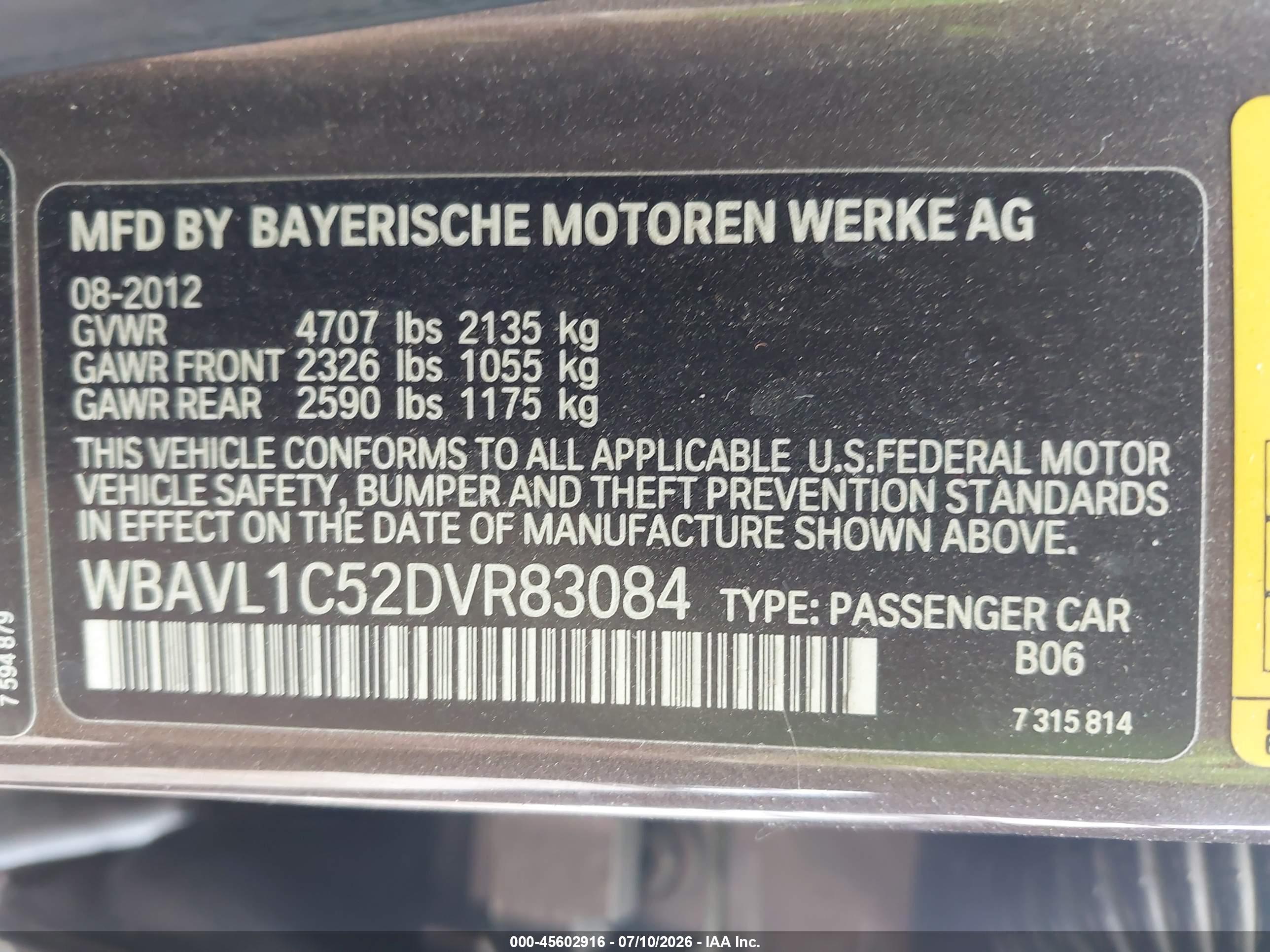 2013 BMW X1 XDRIVE28I