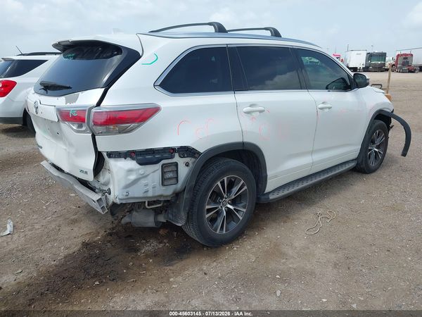 2016 TOYOTA HIGHLANDER XLE V6