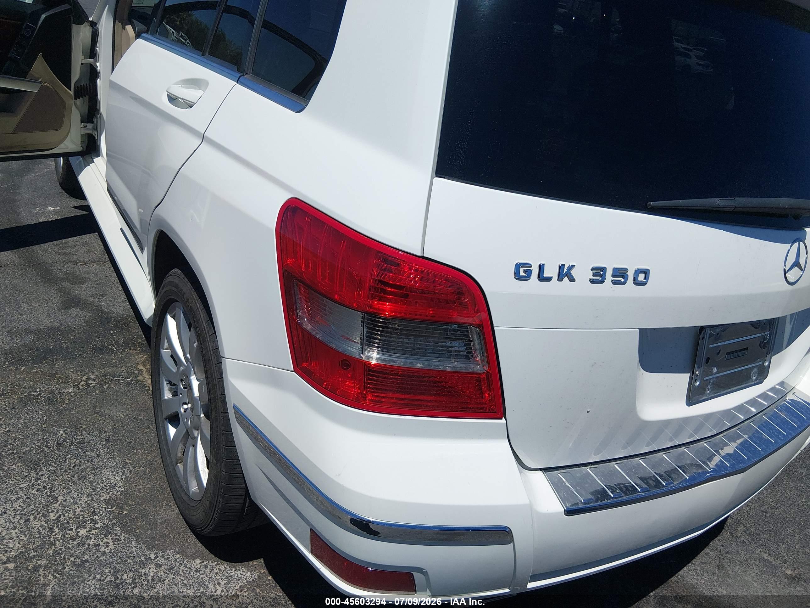 2010 MERCEDES-BENZ GLK 350 GLK350 4-MATIC