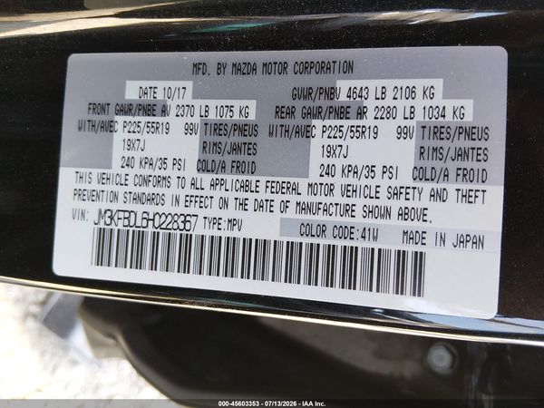 2017 MAZDA CX-5 GRAND SELECT
