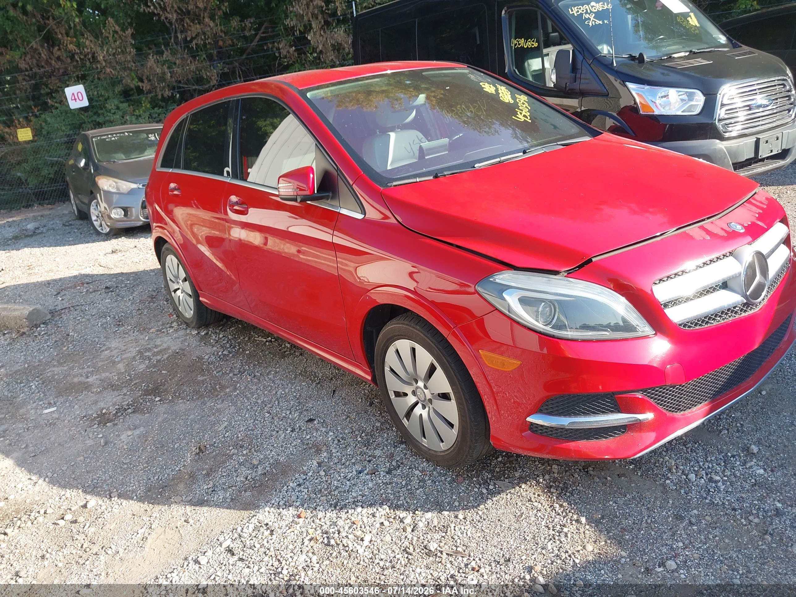 2016 MERCEDES-BENZ B 250E B electric